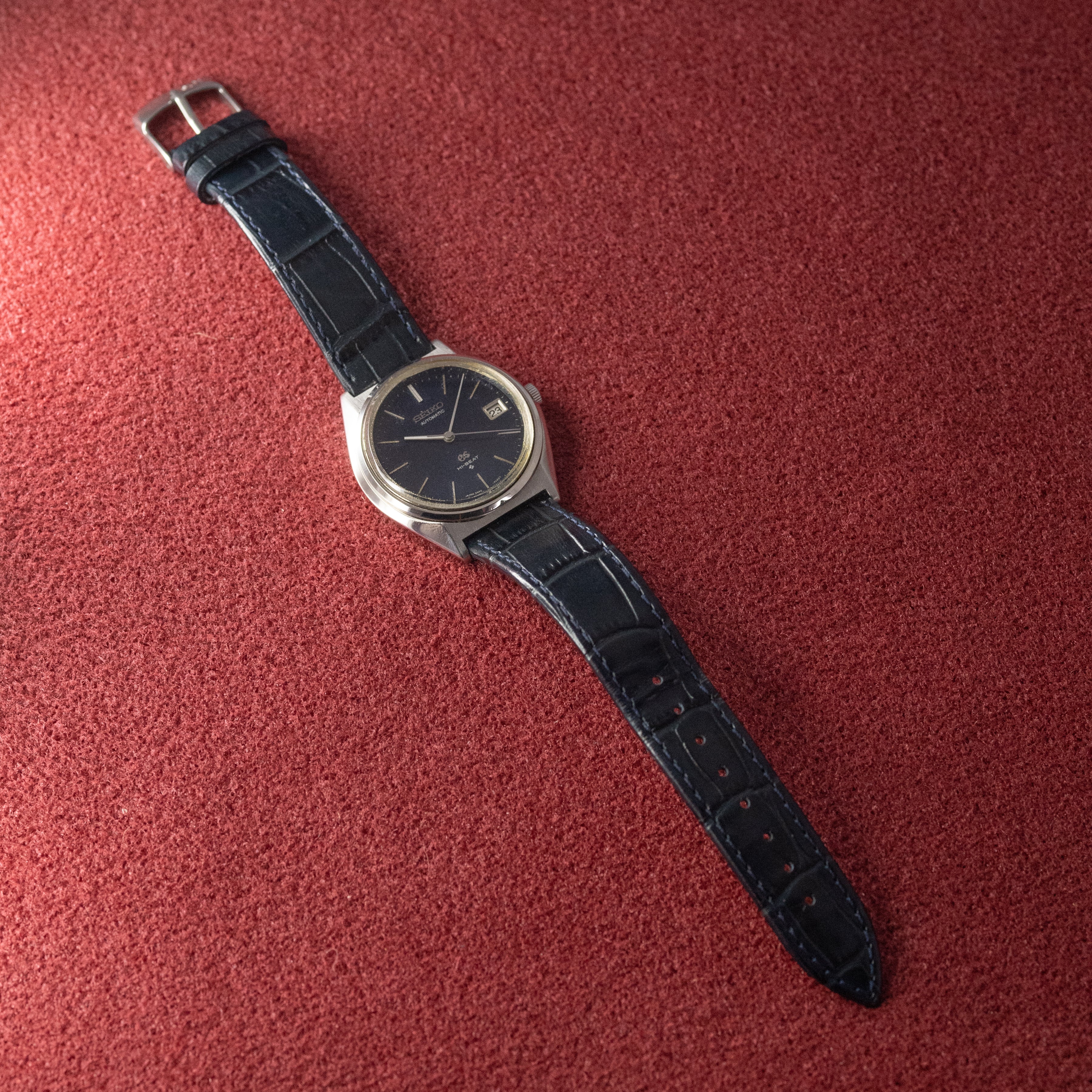 グランドセイコー 1971年製 ネイビーダイヤル Ref.5645-7010 56GS