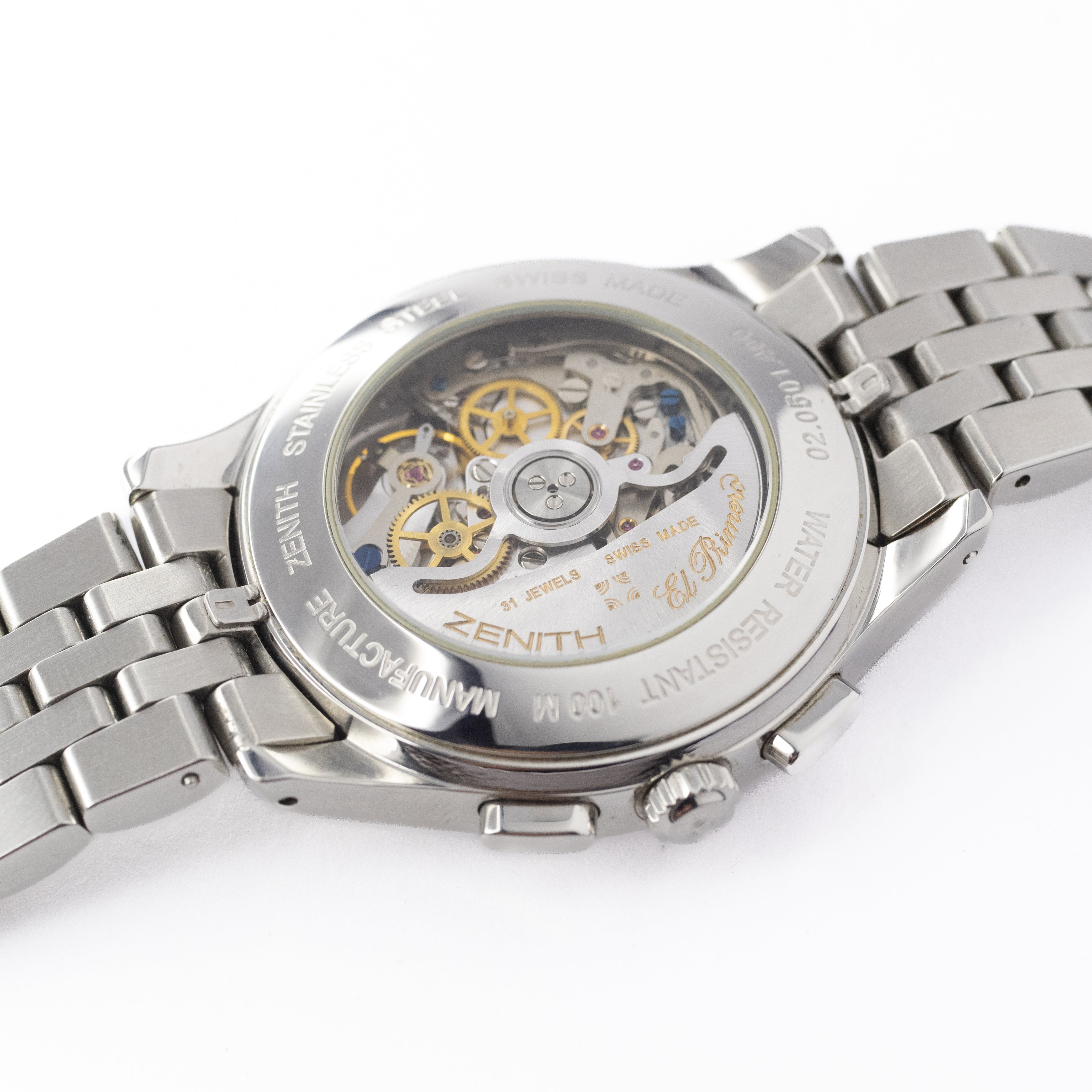 ゼニス クラス エルプリメロ Cal.400Z スケルトンバック 2000年代製