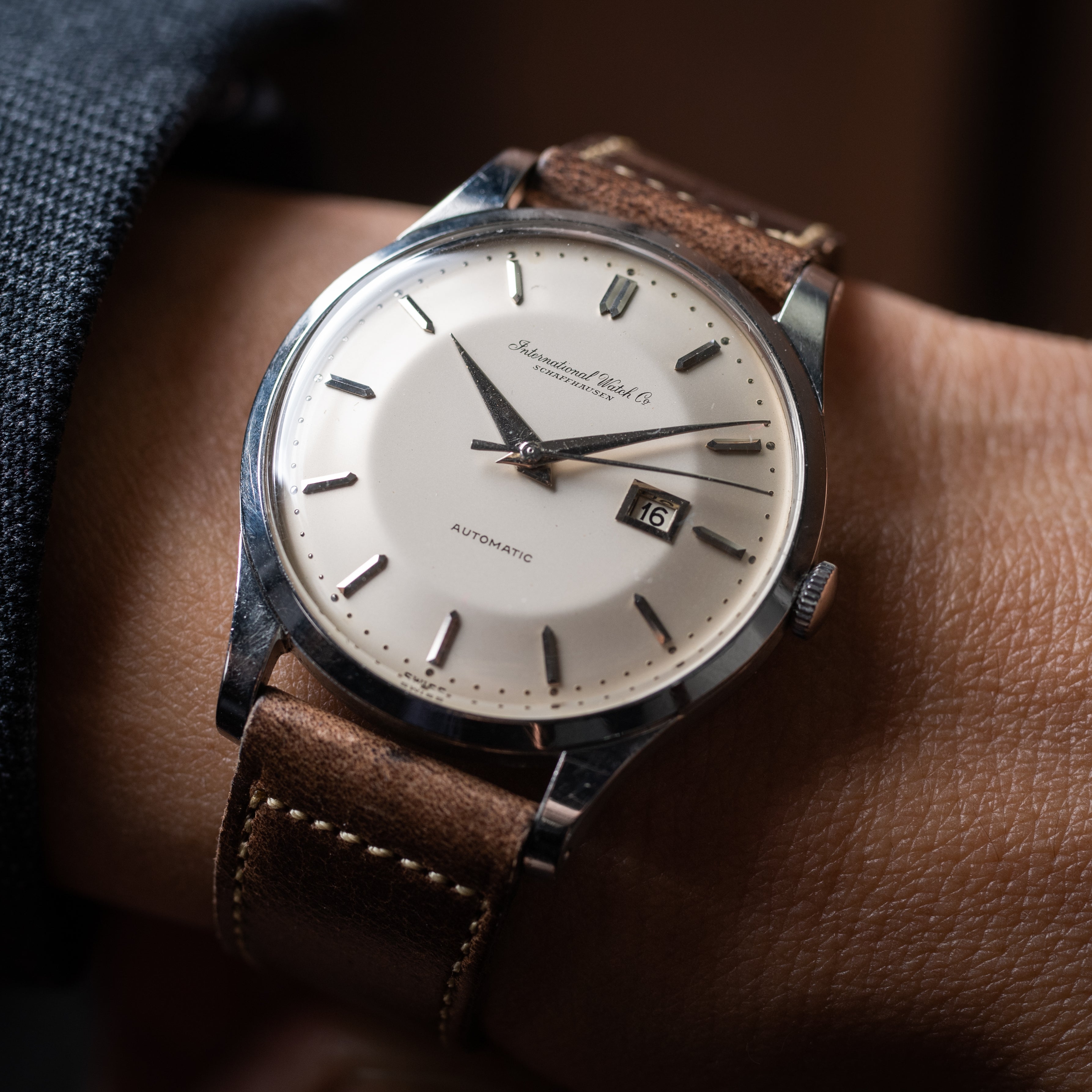 IWC ペラトン式オートマチック Cal.8531 1961年製 寄り目デイト ラウンドケース