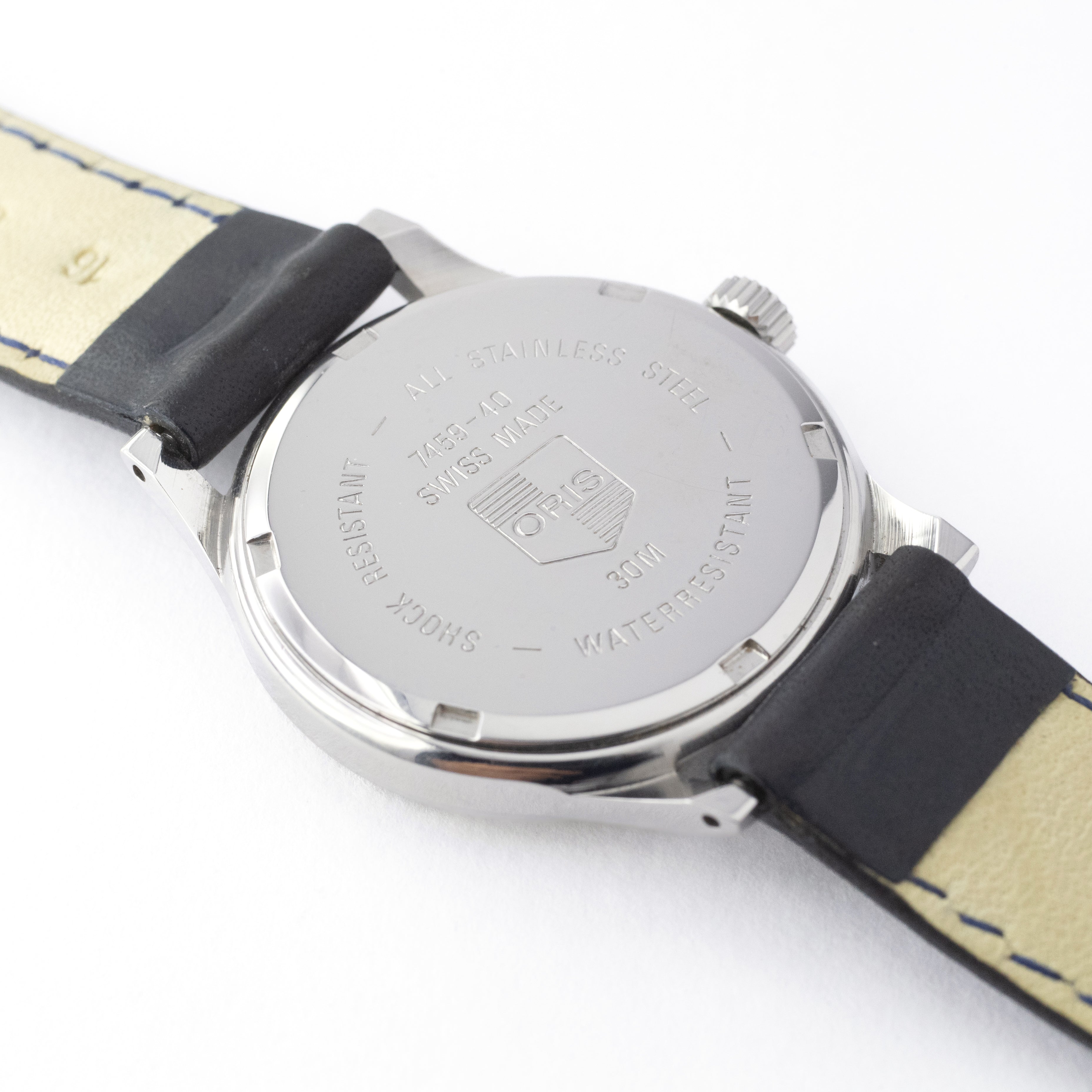 オリス ツートンダイヤル 12時位置デイト スモールセコンド 1990年代製