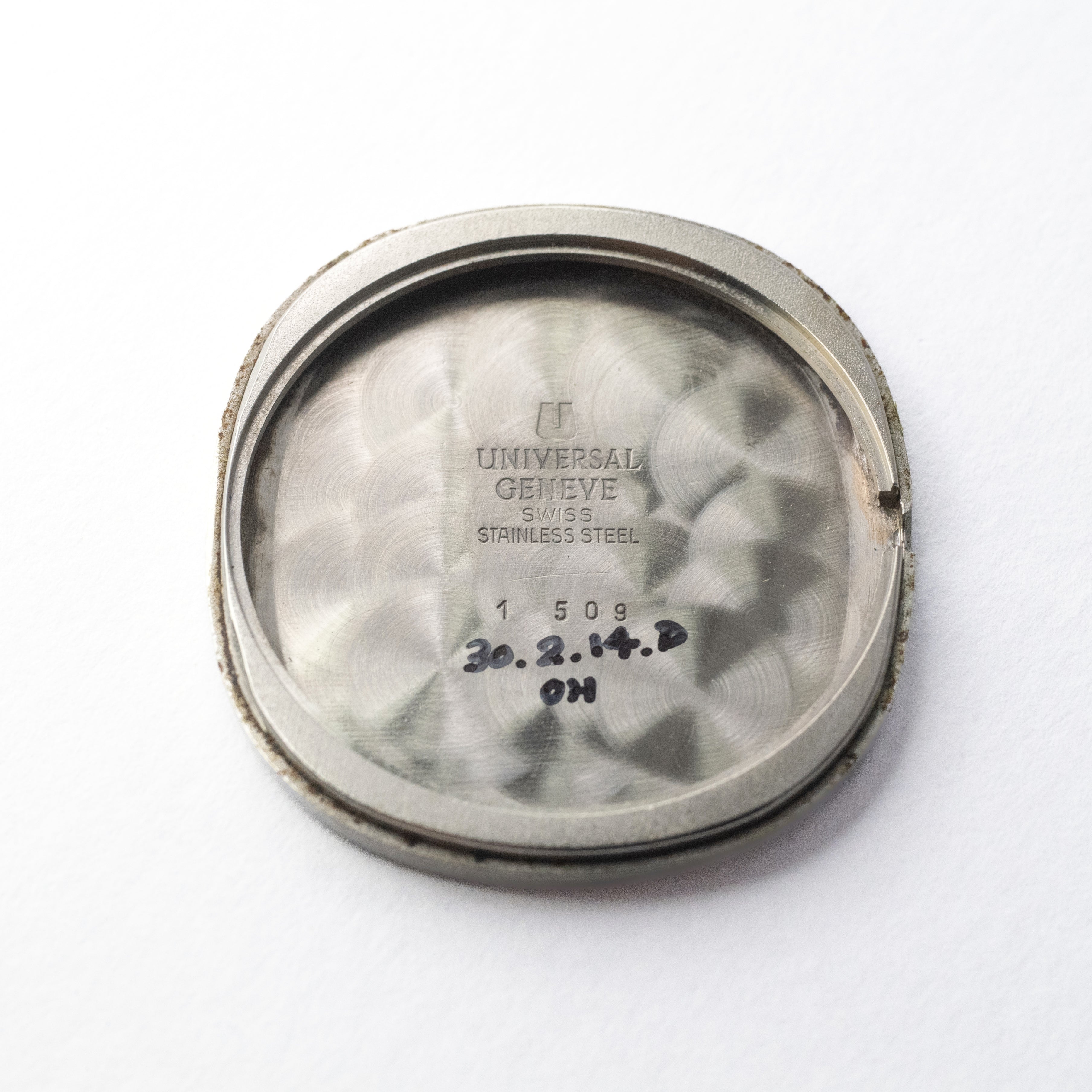 ユニバーサル ジュネーブ ホワイトシャドウ ブルーダイヤル マイクロローター自動巻き 1960年代製