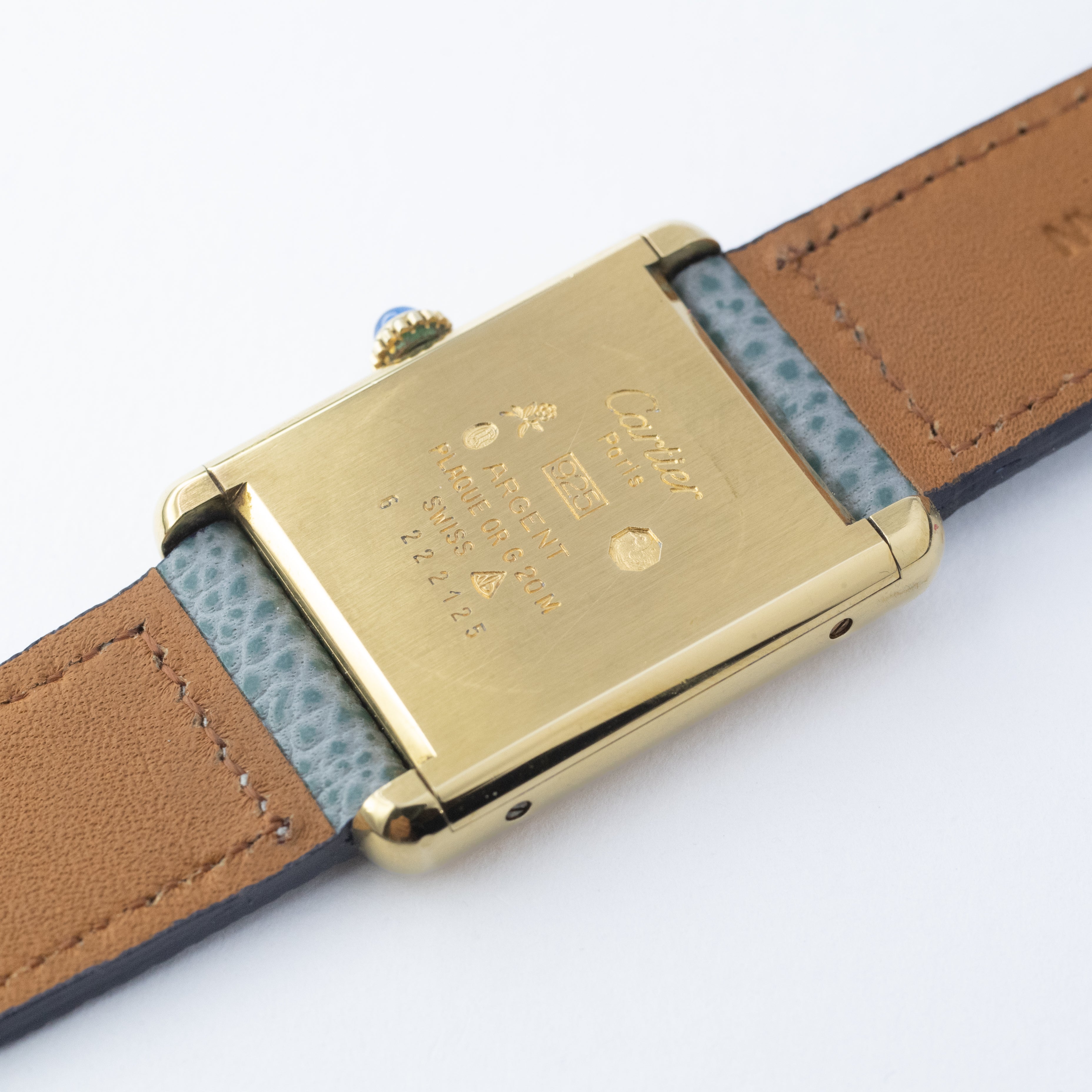 カルティエ マストタンクLM 1983年販売保証書付き アイボリーローマン 手巻き