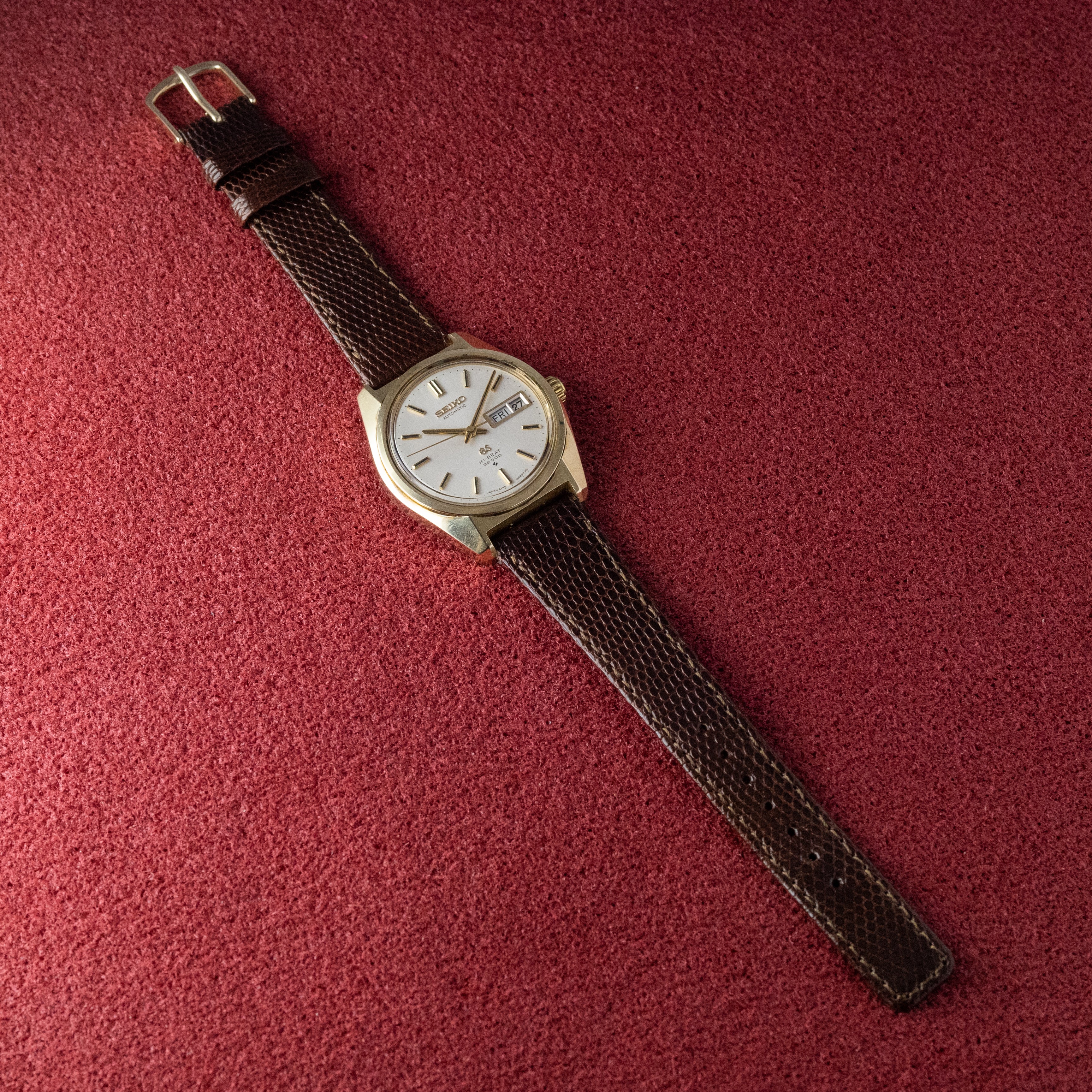 グランドセイコー 1968年製 Ref.6146-8000 希少CAPゴールドケース 36000振動 61GS