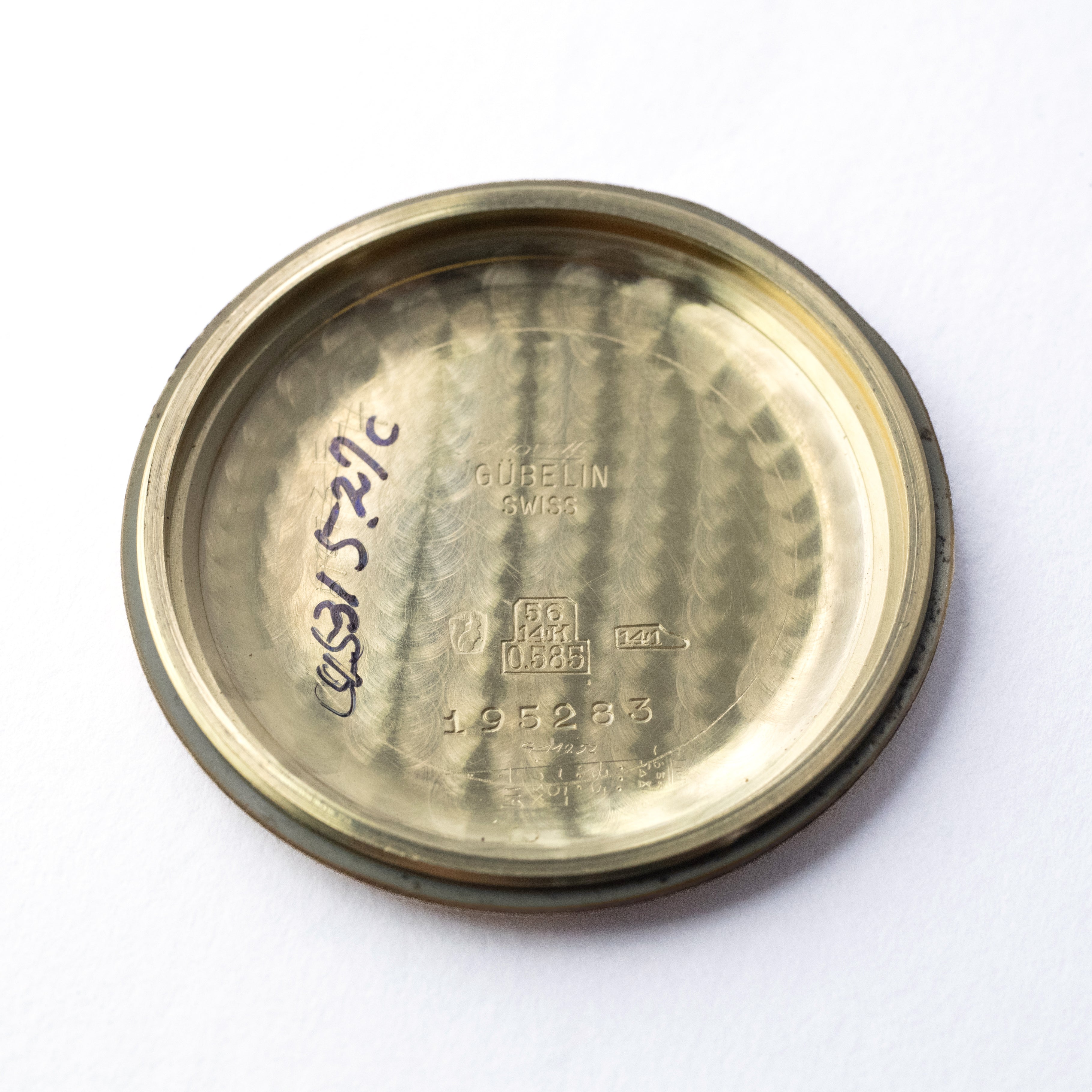 ギュブラン 14金無垢ケース オートマチック1960年代製