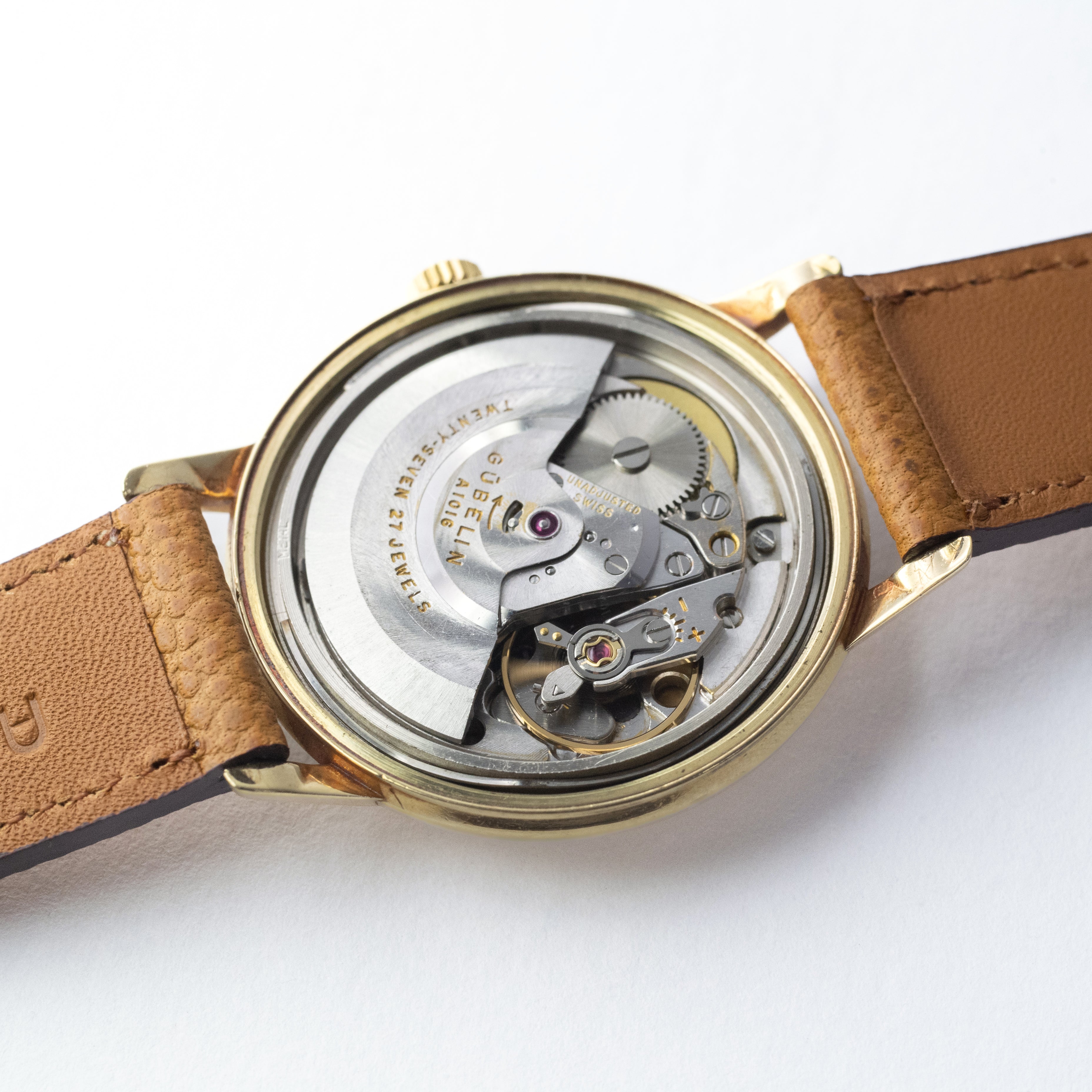 ギュブラン 14金無垢ケース オートマチック1960年代製