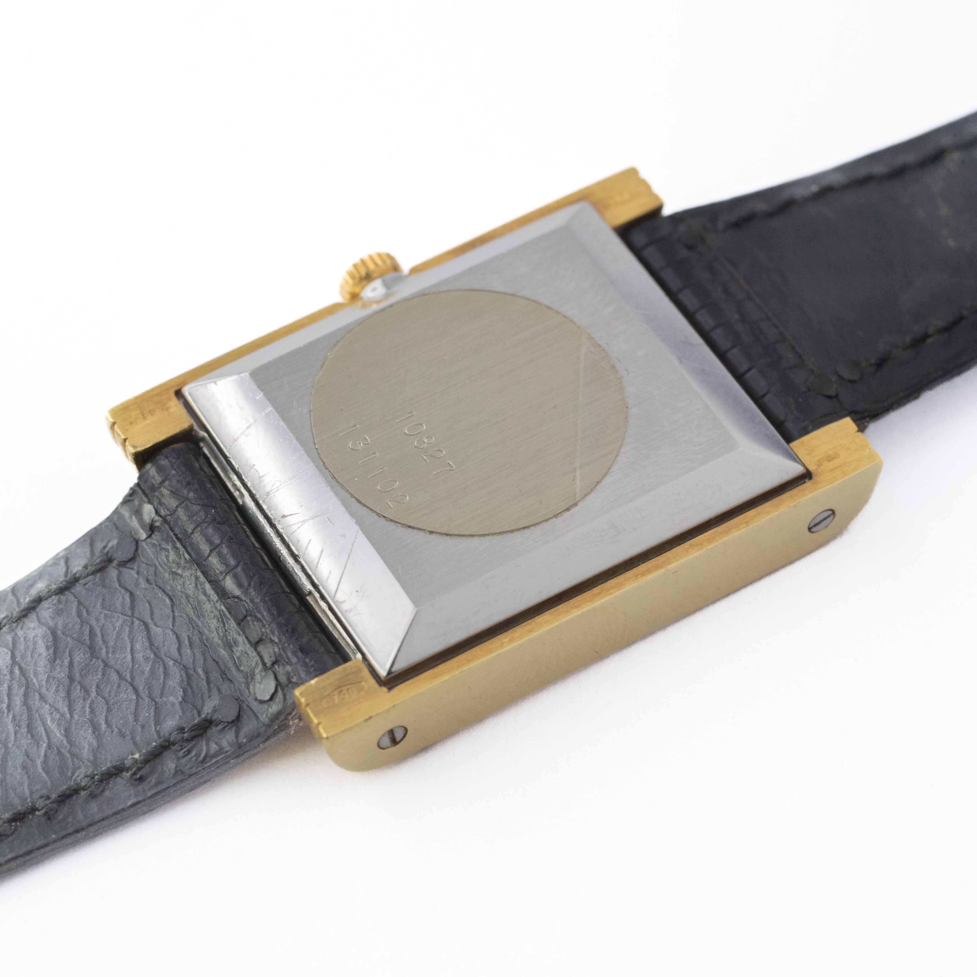 クリスチャンディオール タンクウォッチ 18KYG+SSコンビ 手巻き式 1980年代製