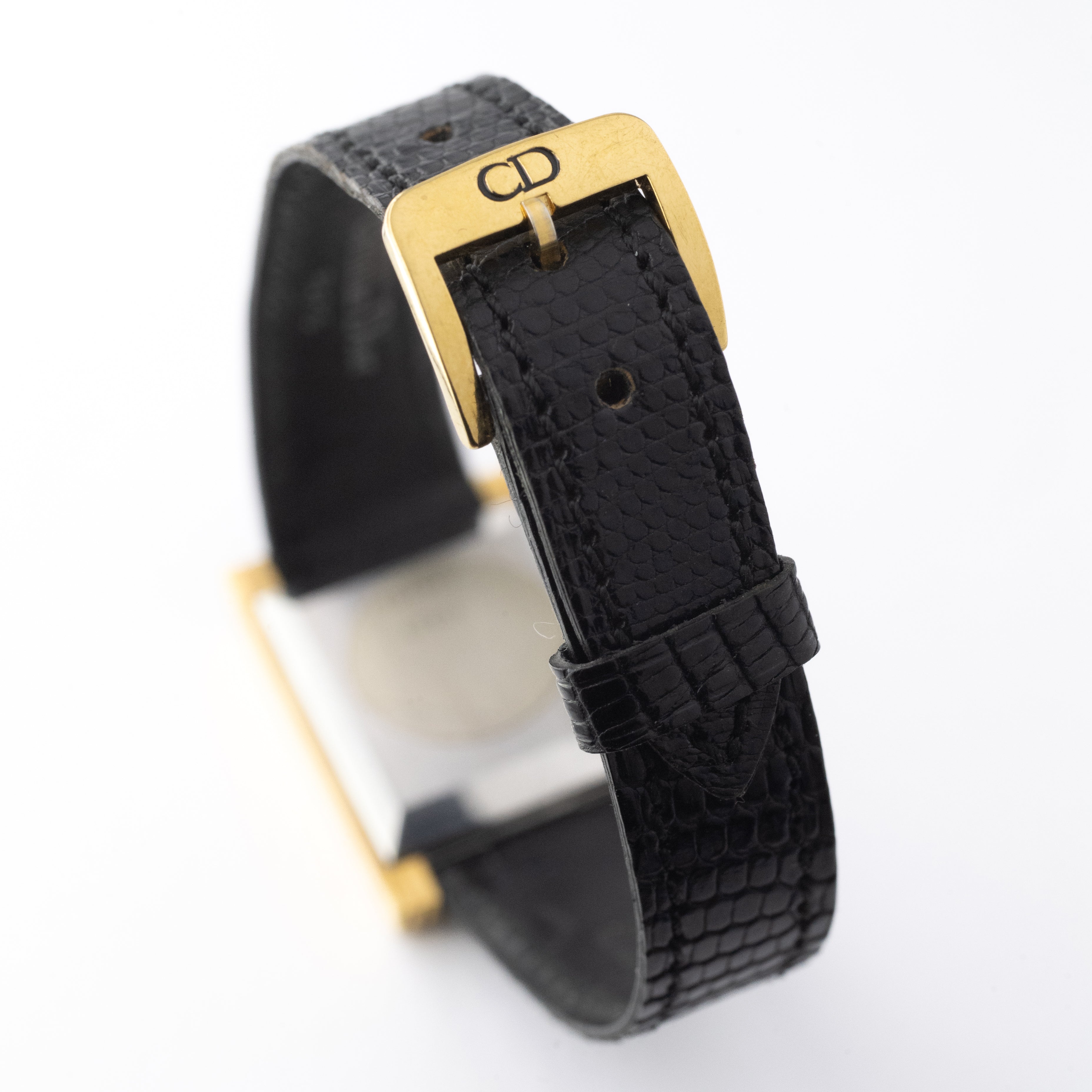 クリスチャンディオール タンクウォッチ 18KYG+SSコンビ 手巻き式 1980年代製