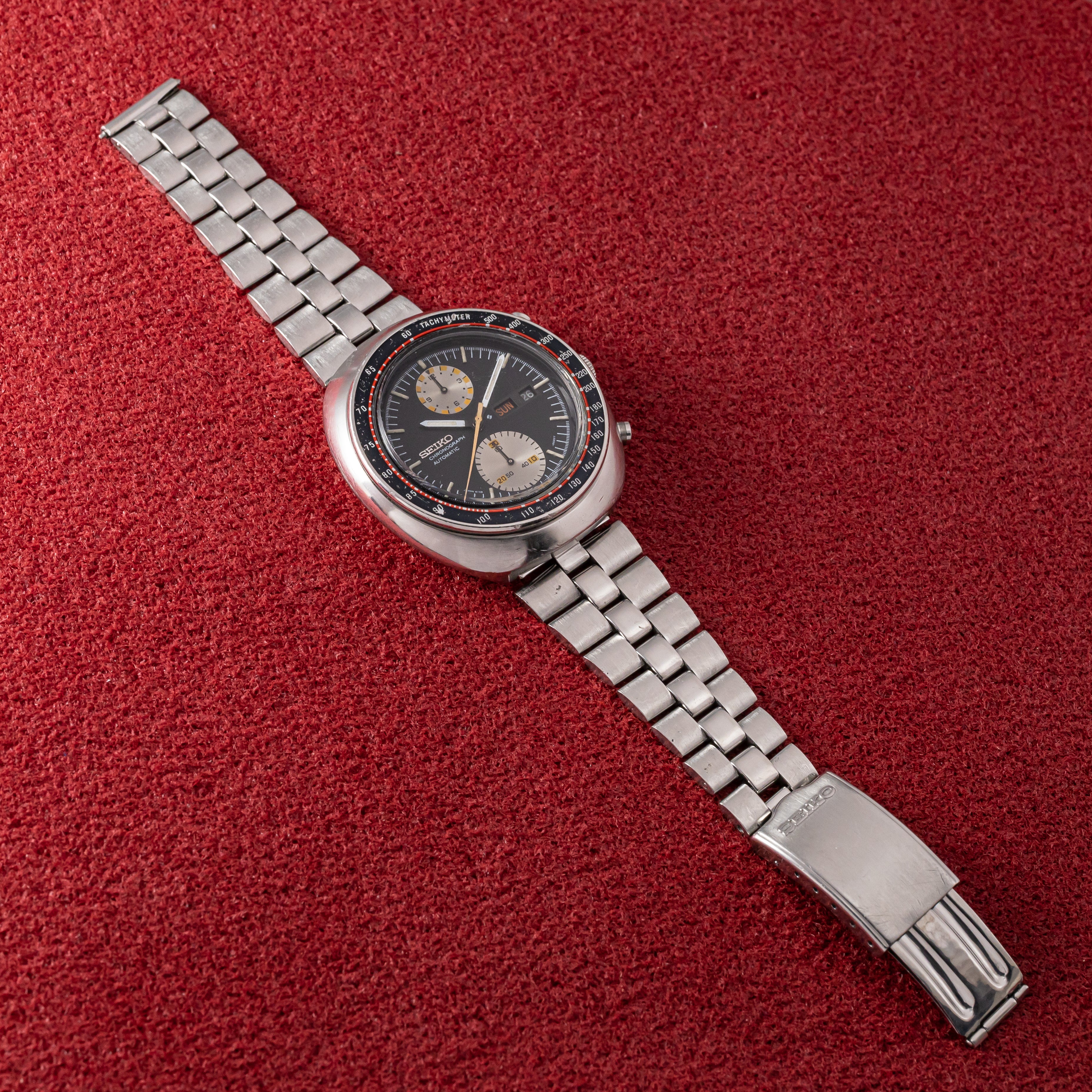 セイコー クロノグラフ 1969年製 Ref.6138-0012 国外仕様 逆パンダダイヤル