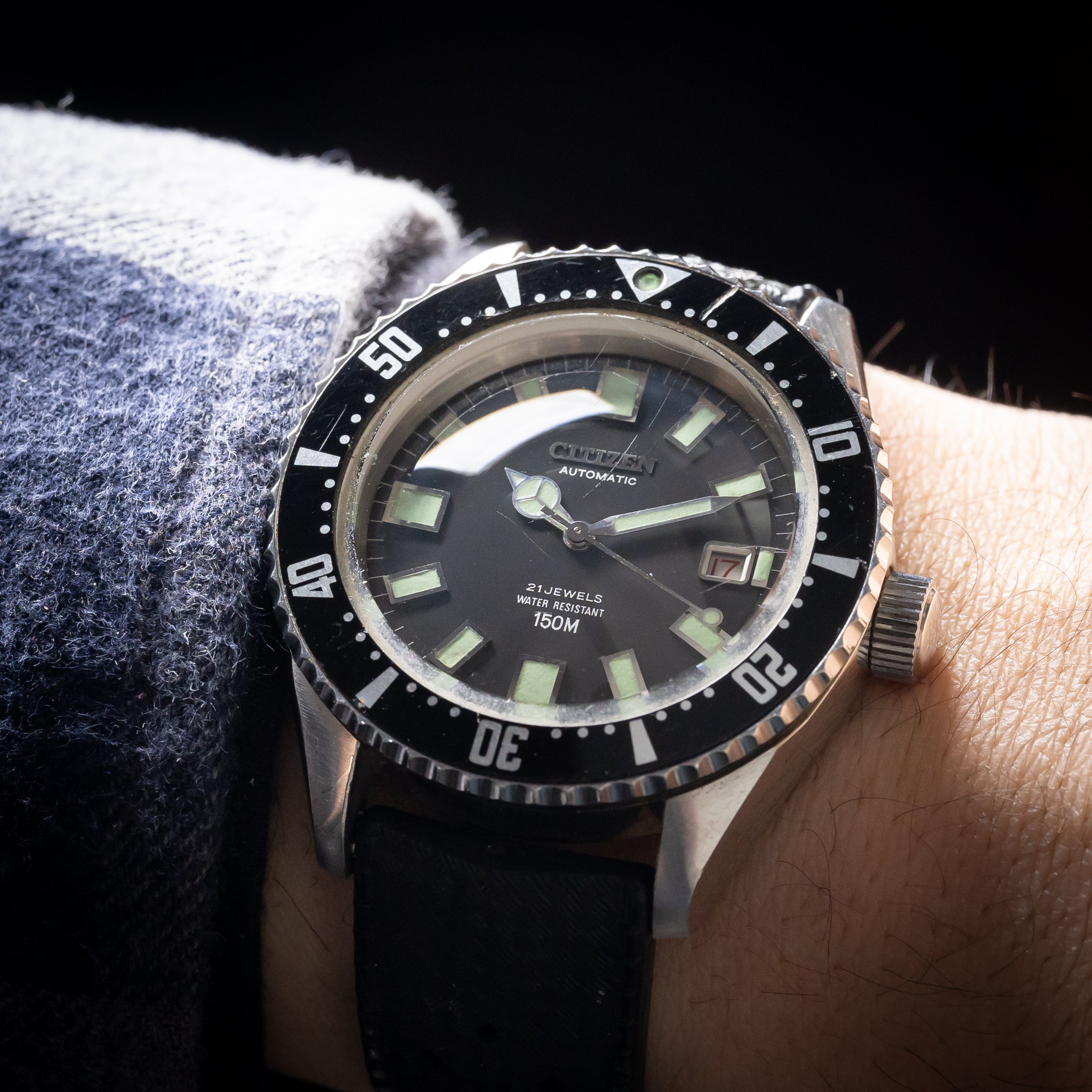 シチズン チャレンジダイバー 1978年製 150M 赤カレンダー