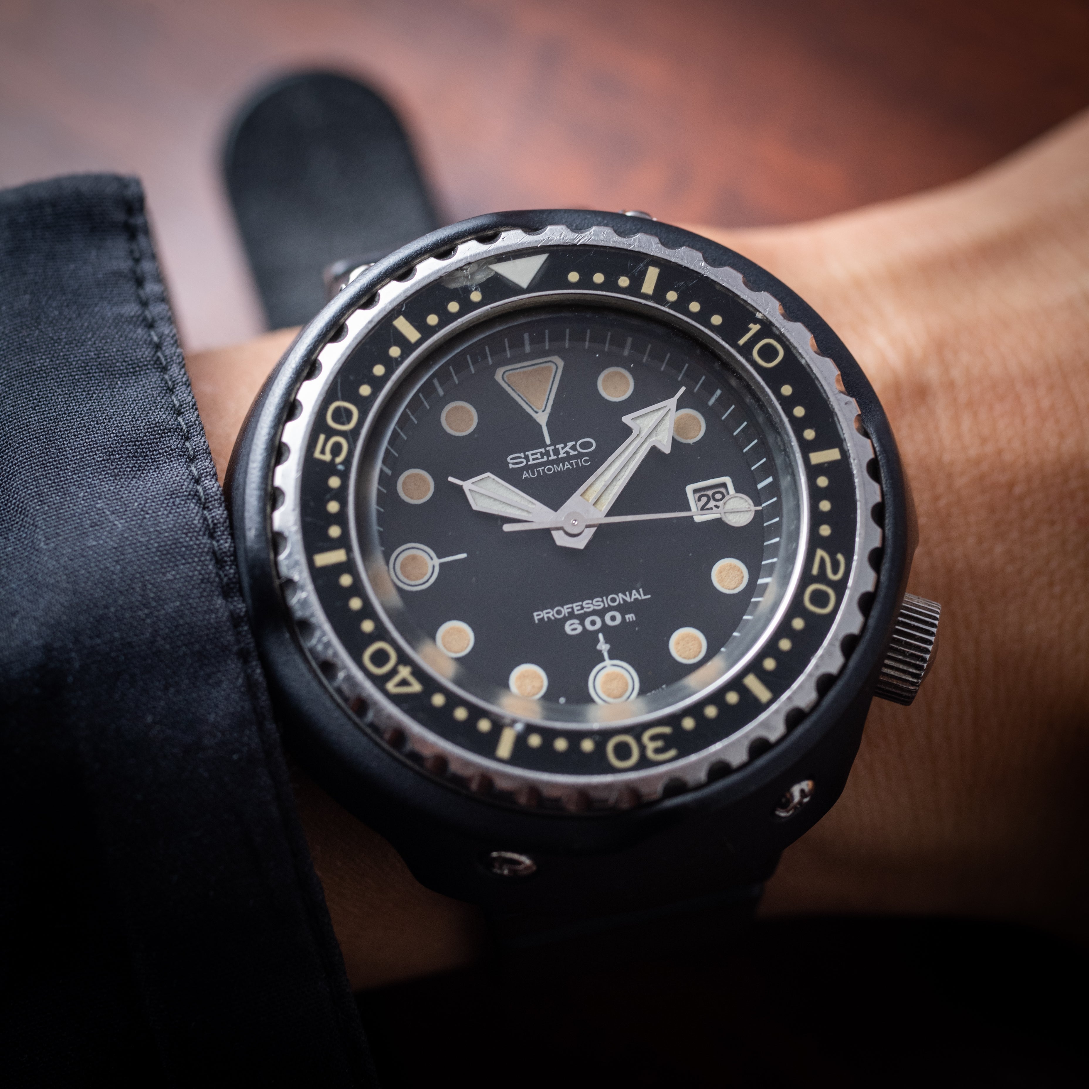 セイコー 600mダイバー Ref.6159-7010 1976年製 ツナ缶ファーストモデル チタンケース