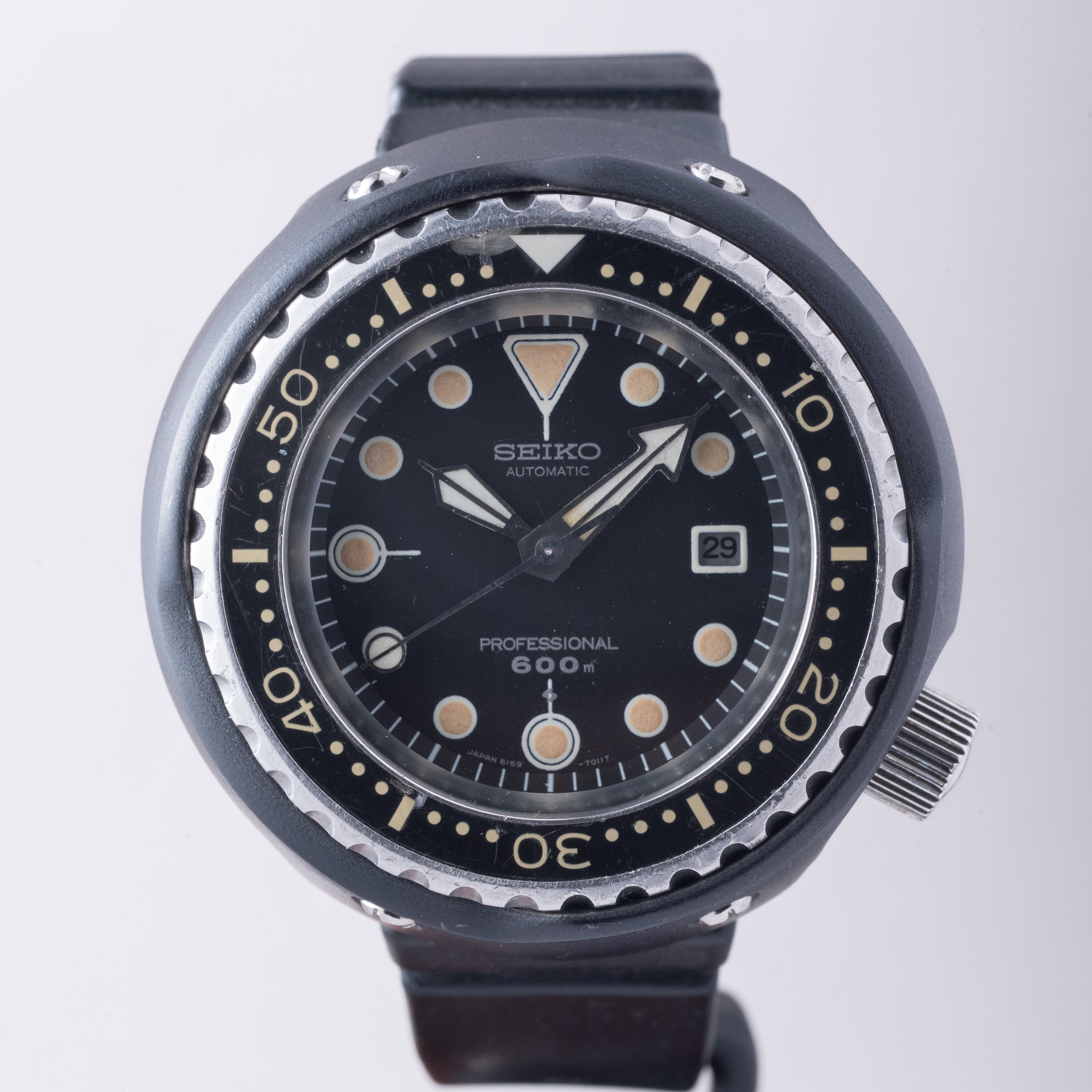 セイコー 600mダイバー Ref.6159-7010 1976年製 ツナ缶ファーストモデル チタンケース