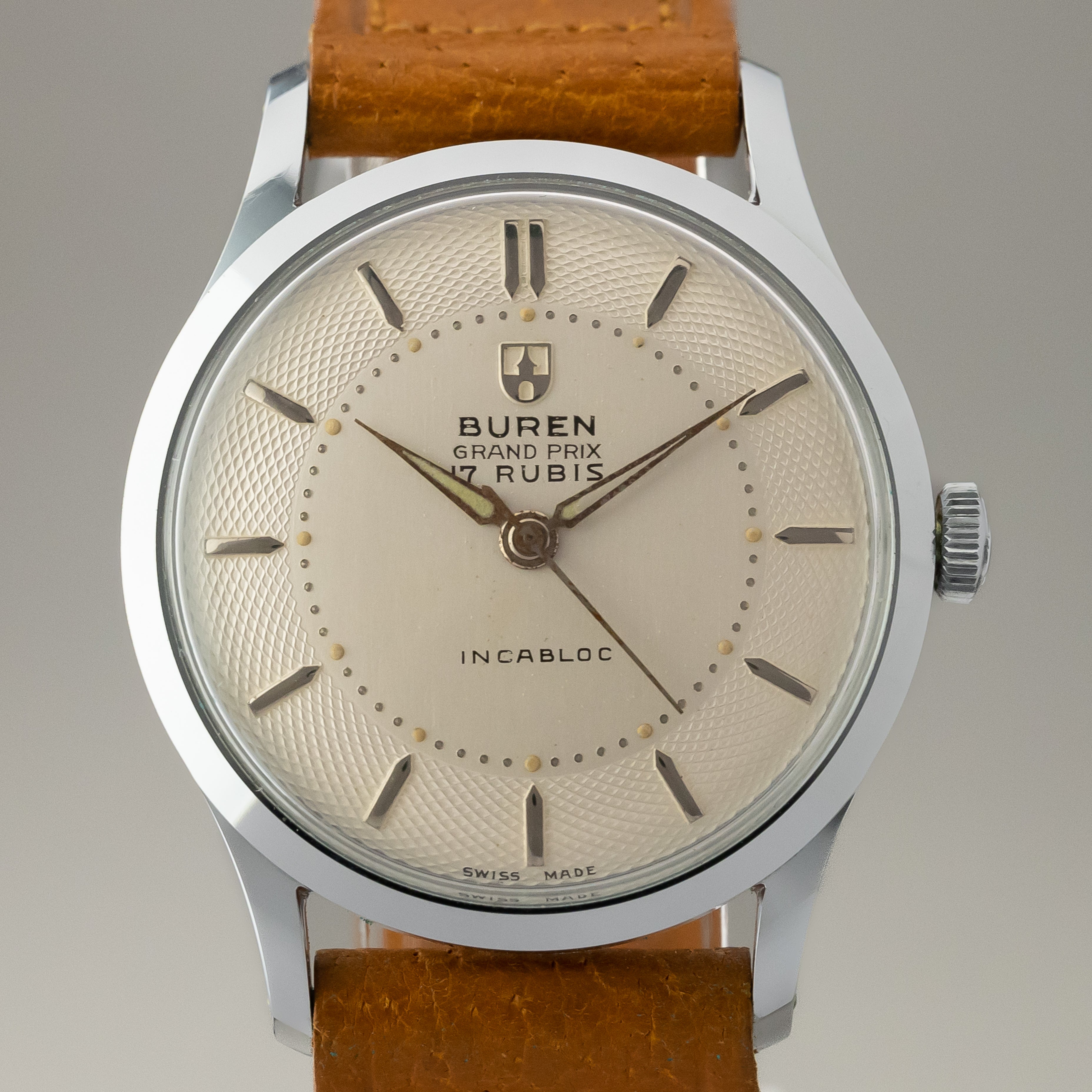ビューレン グランプリ 未使用品 タグ付き1950年代製 GRAND PRIX 手巻