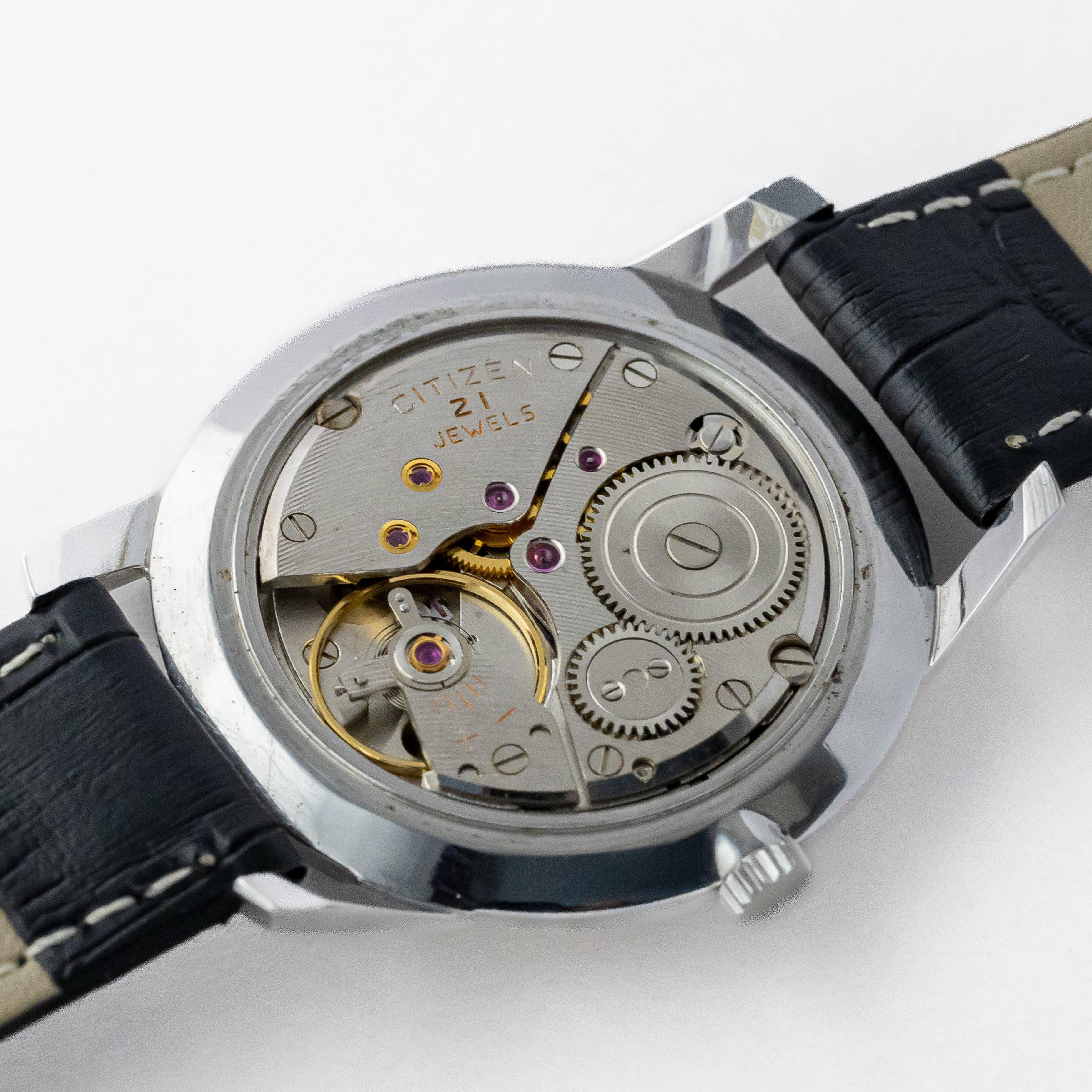 シチズン エース 国鉄 昭和46年 東北鉄 1966年製 セコンドセッティング