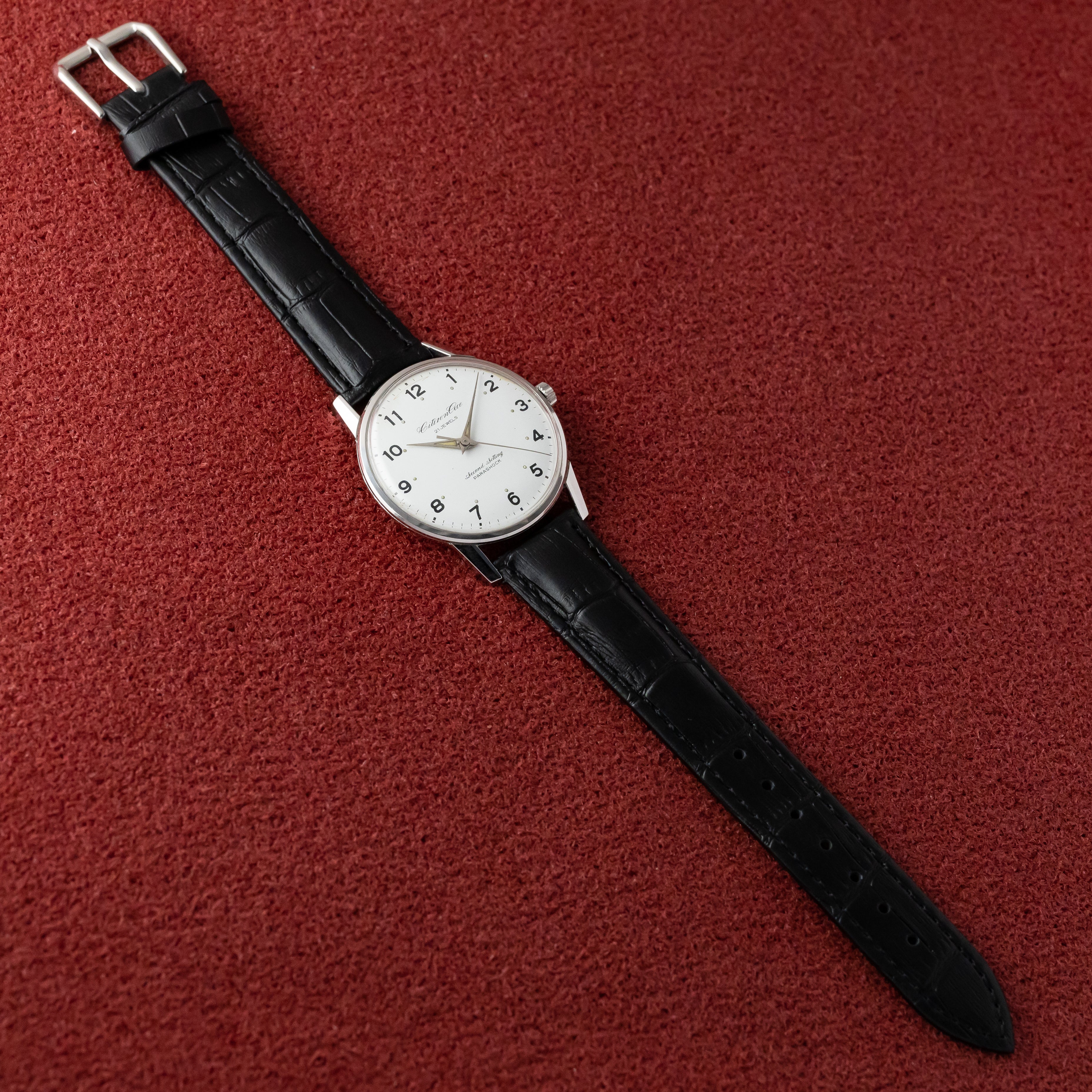 シチズン エース 国鉄 昭和46年 東北鉄 1966年製 セコンドセッティング