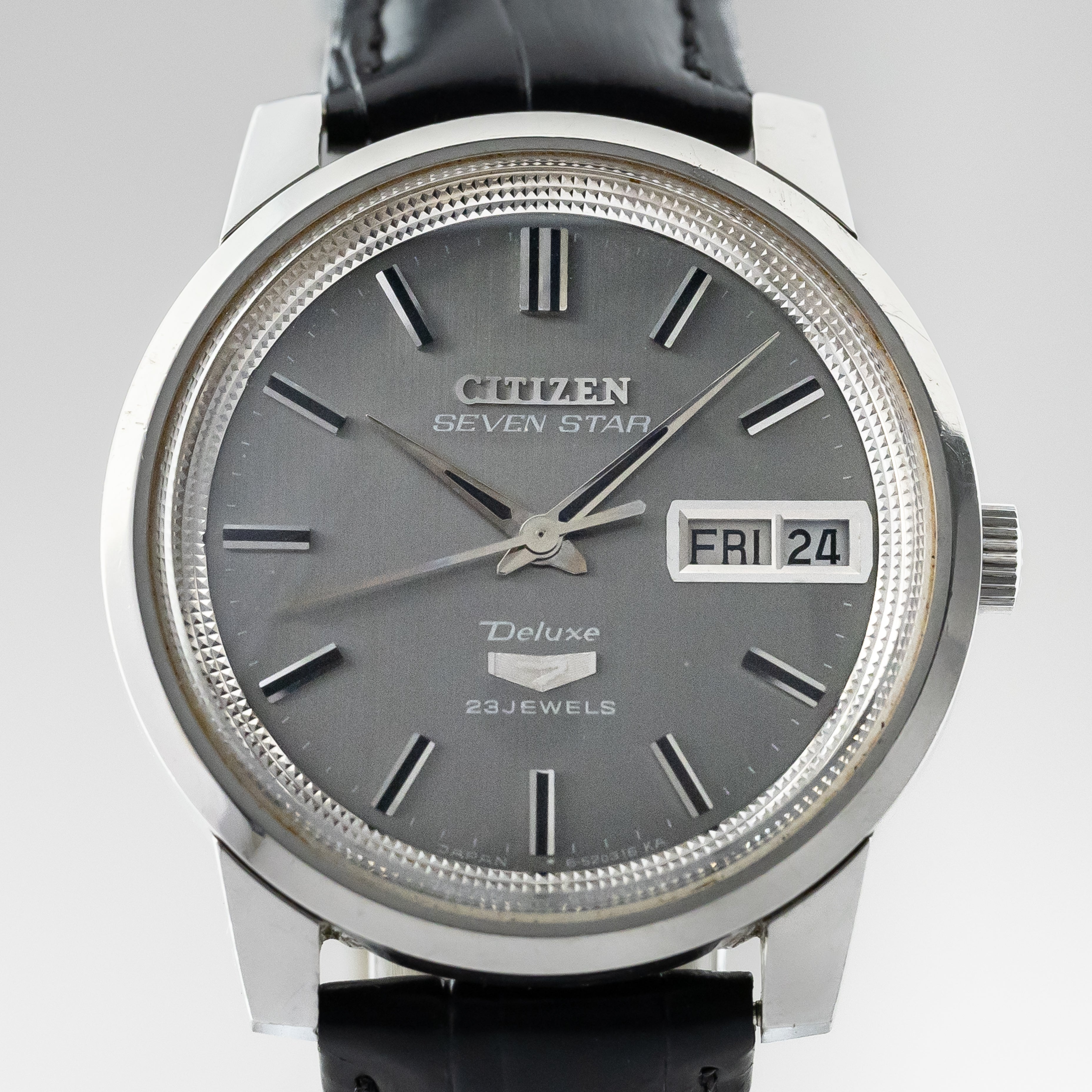 シチズン セブンスターデラックス グレー 1969年製 Ref.4-520068T