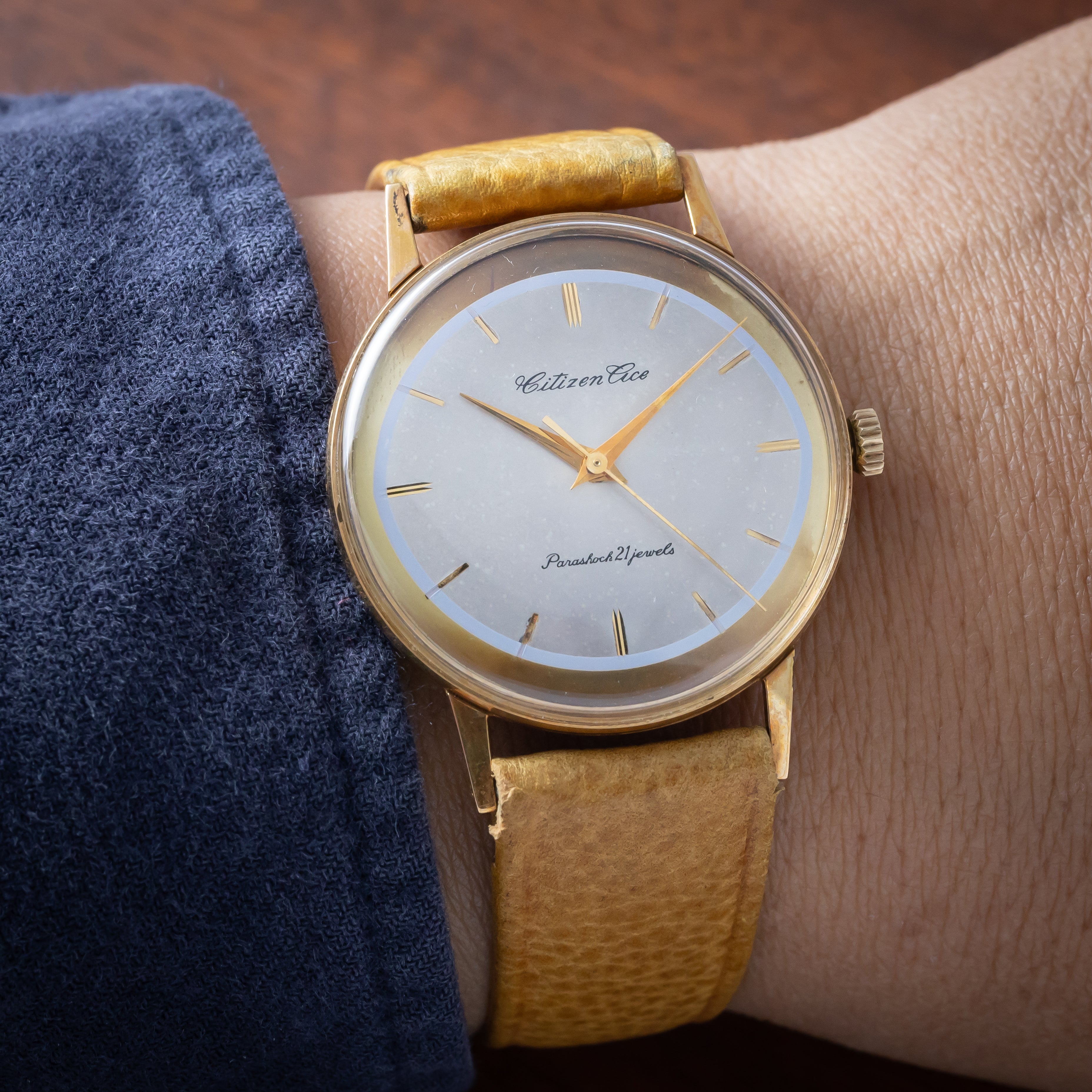 シチズン エース タグ付き美品 1961年製 オリジナル革ベルト尾錠 Ref.A15702