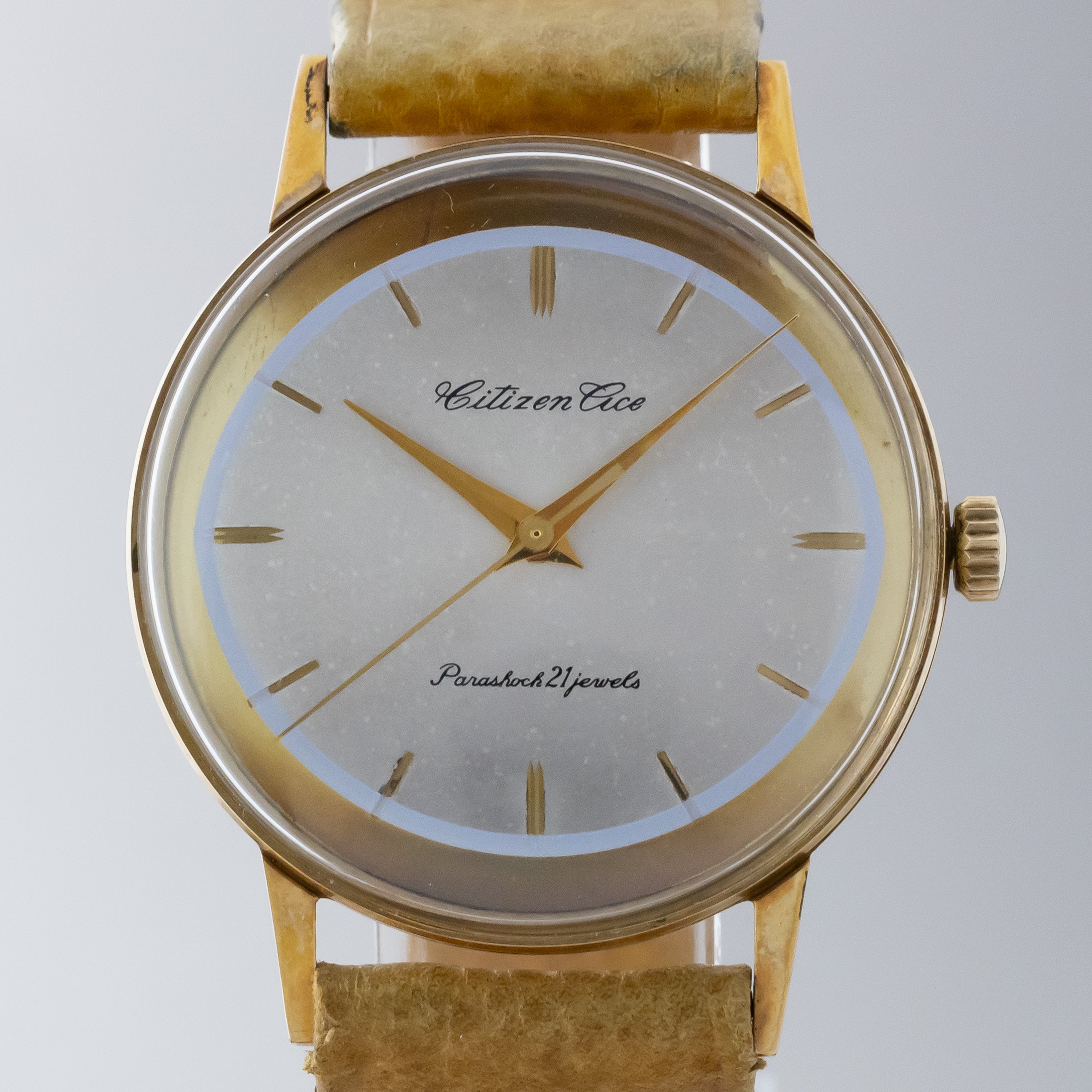 シチズン エース タグ付き美品 1961年製 オリジナル革ベルト尾錠 Ref.A15702