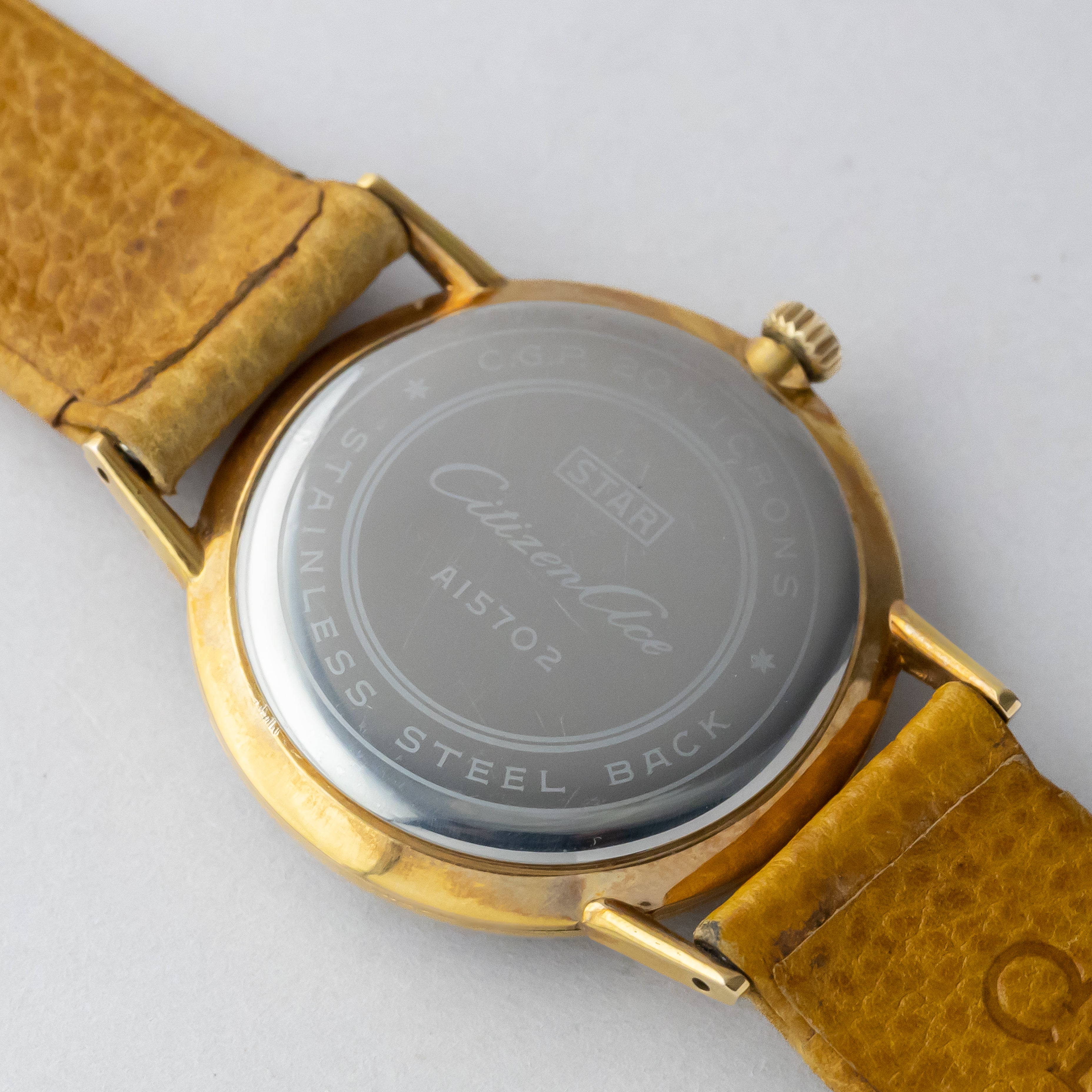 シチズン エース タグ付き美品 1961年製 オリジナル革ベルト尾錠 Ref.A15702