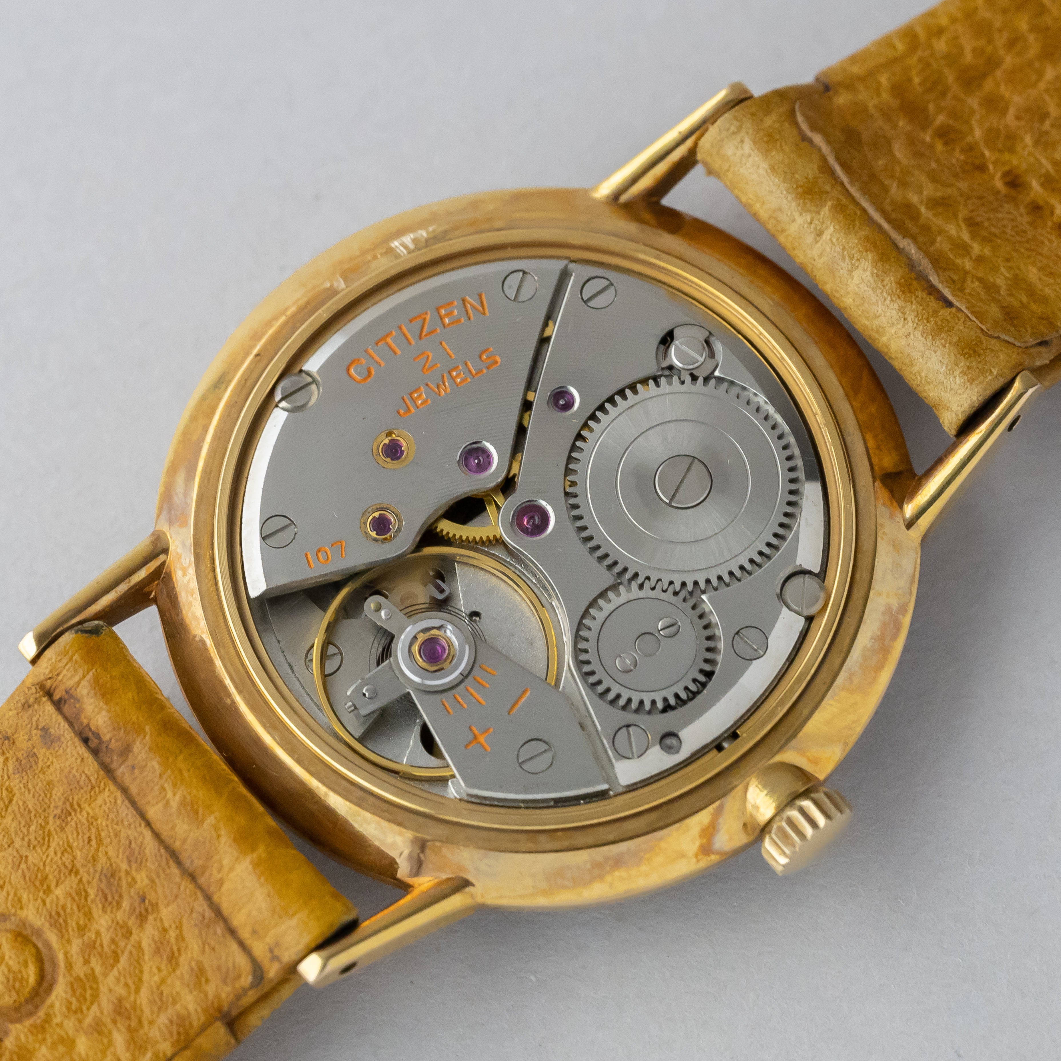 シチズン エース タグ付き美品 1961年製 オリジナル革ベルト尾錠 Ref.A15702