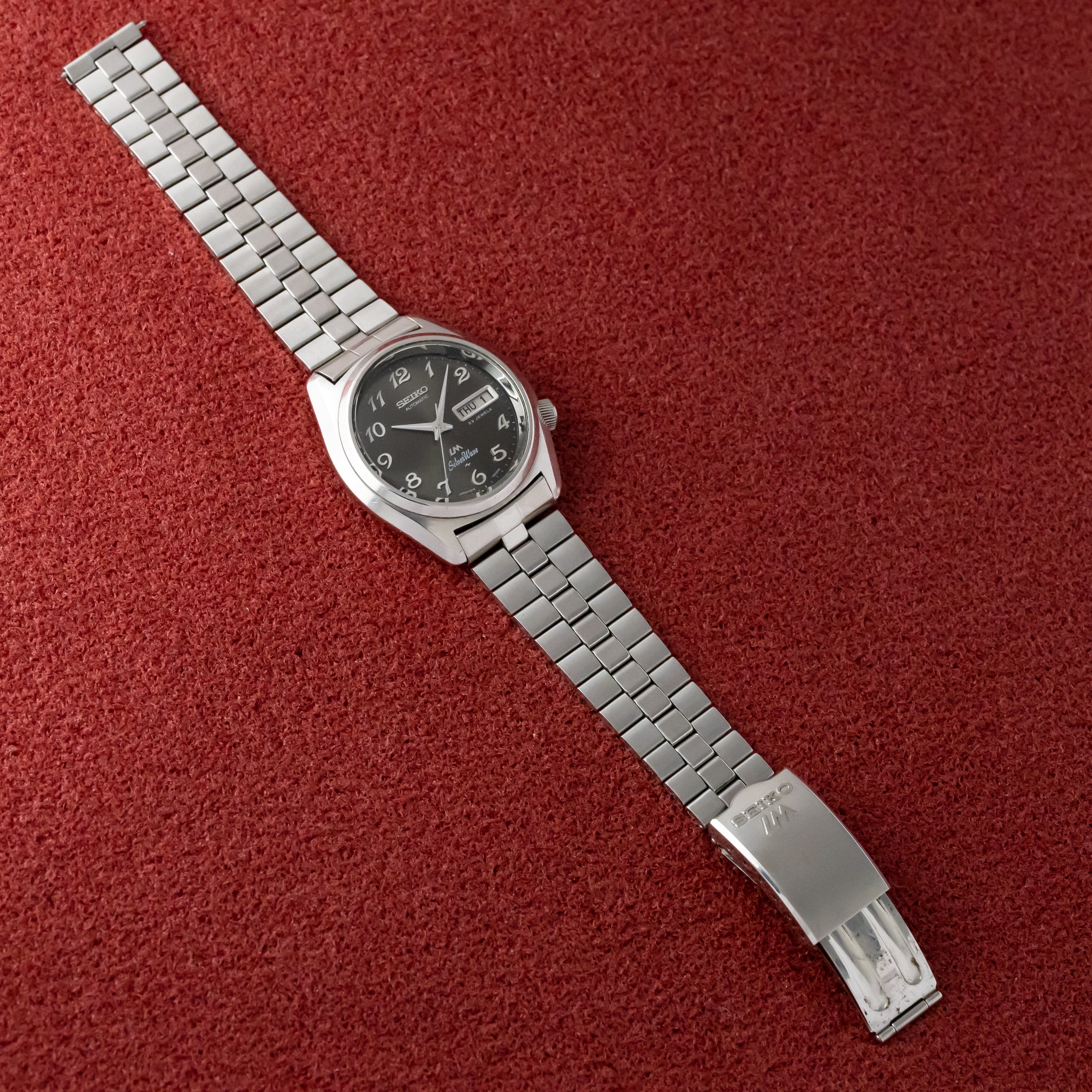 セイコー LM シルバーウェーブ 1976年製 アラビアダイヤル