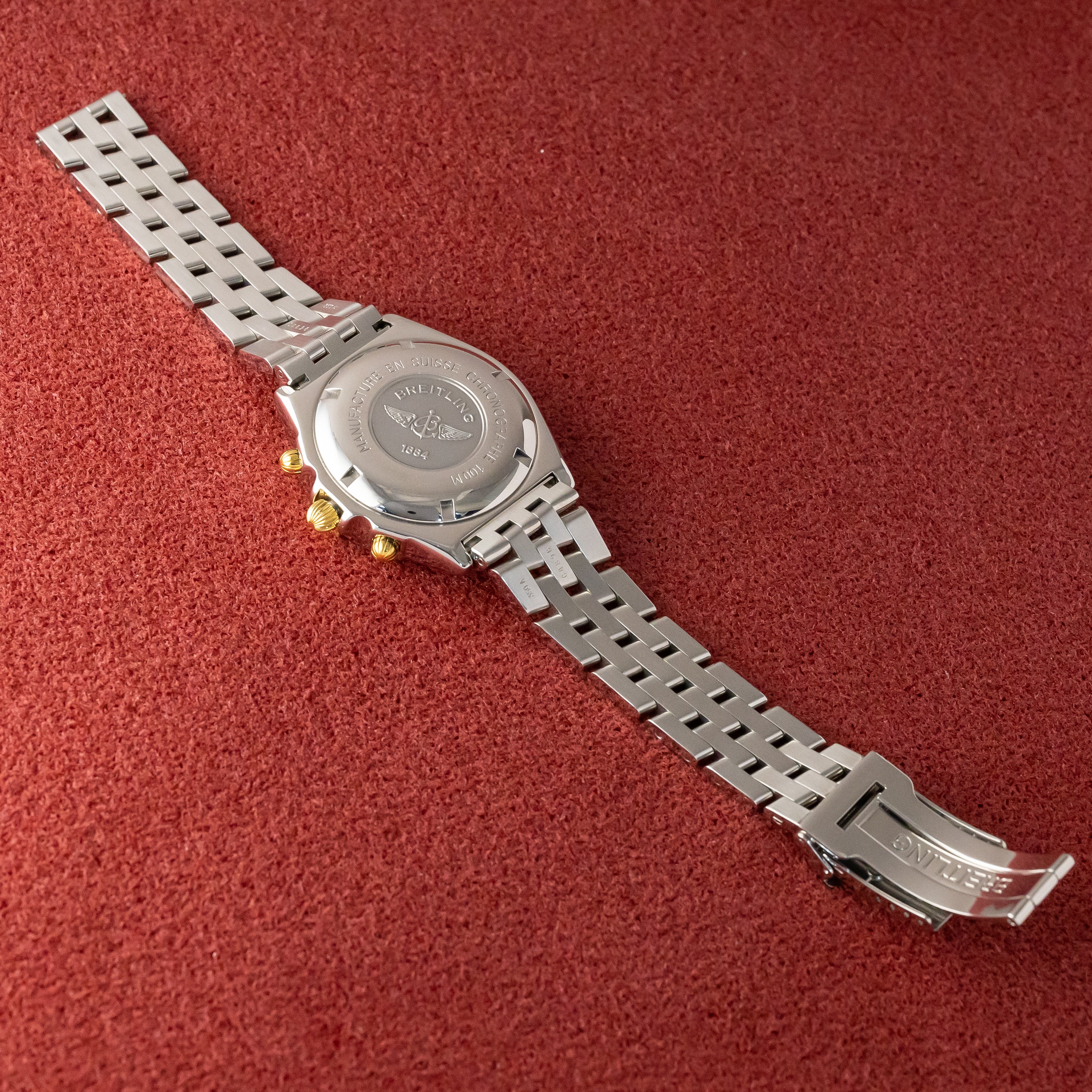 ブライトリング クロスウインド クロノグラフ ブルーダイヤル 1999年販売