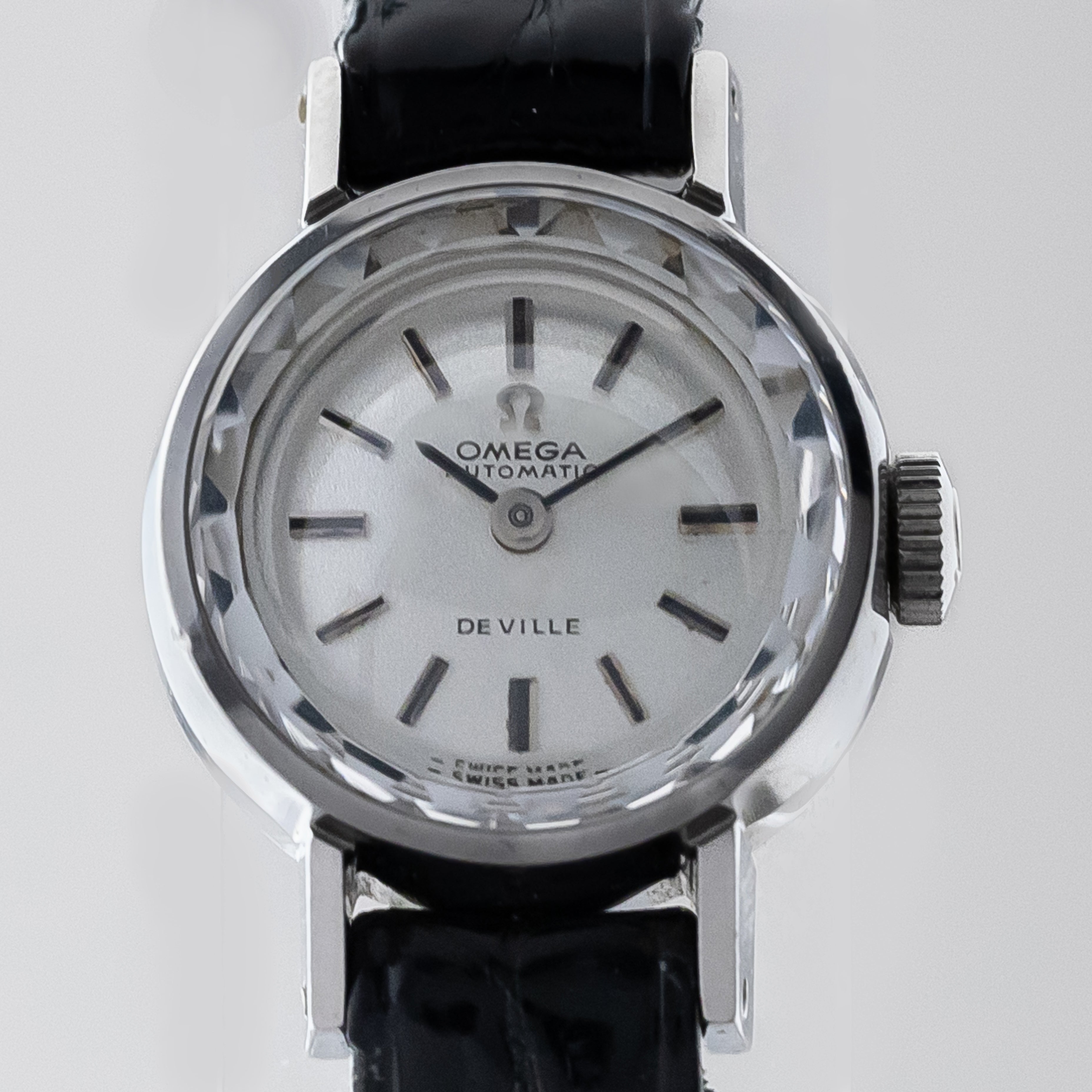 オメガ レディース デ・ヴィル 自動巻き 1969年製 カットガラス 純正尾錠