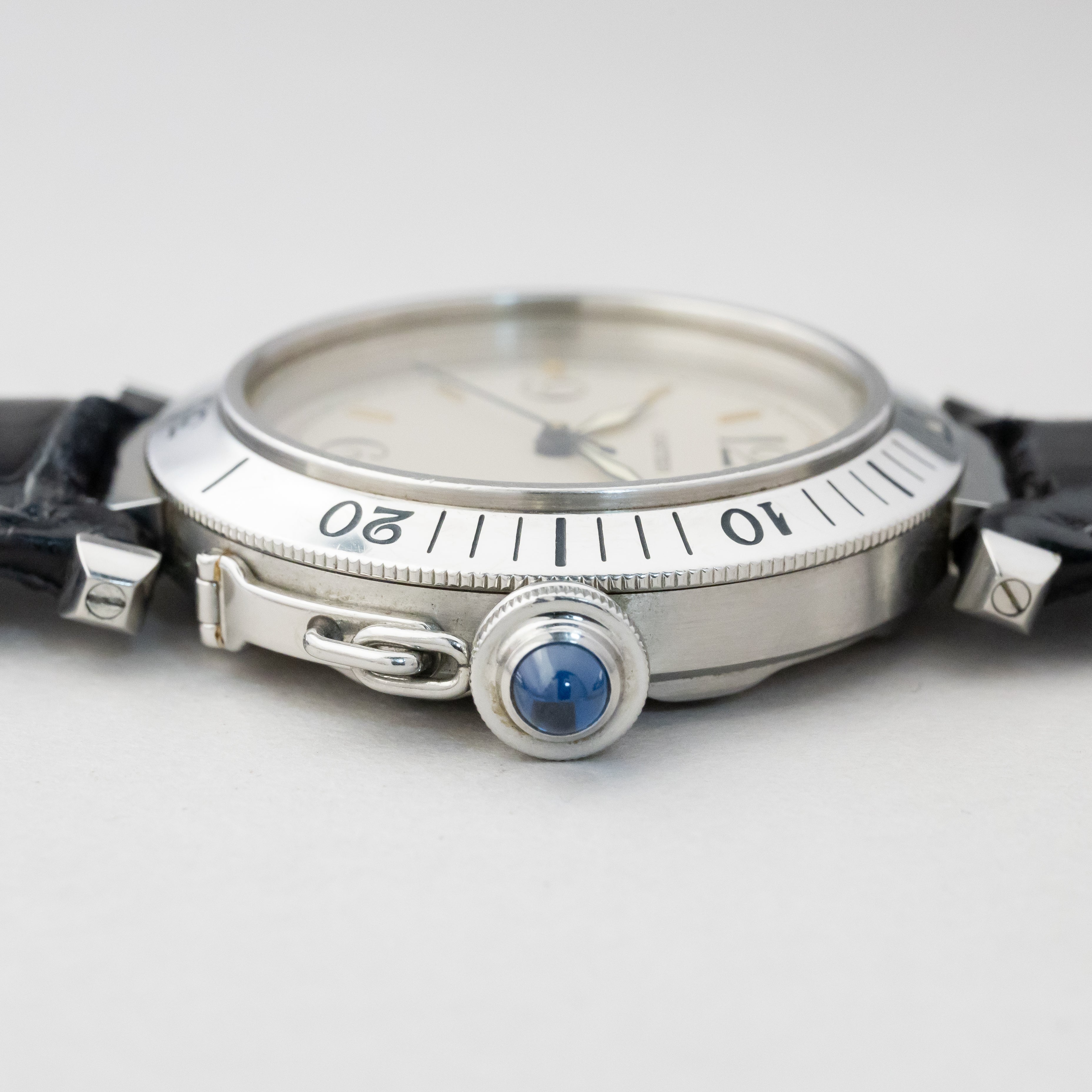 カルティエ パシャシータイマー 1990年代製 トリチウム夜光 38㎜