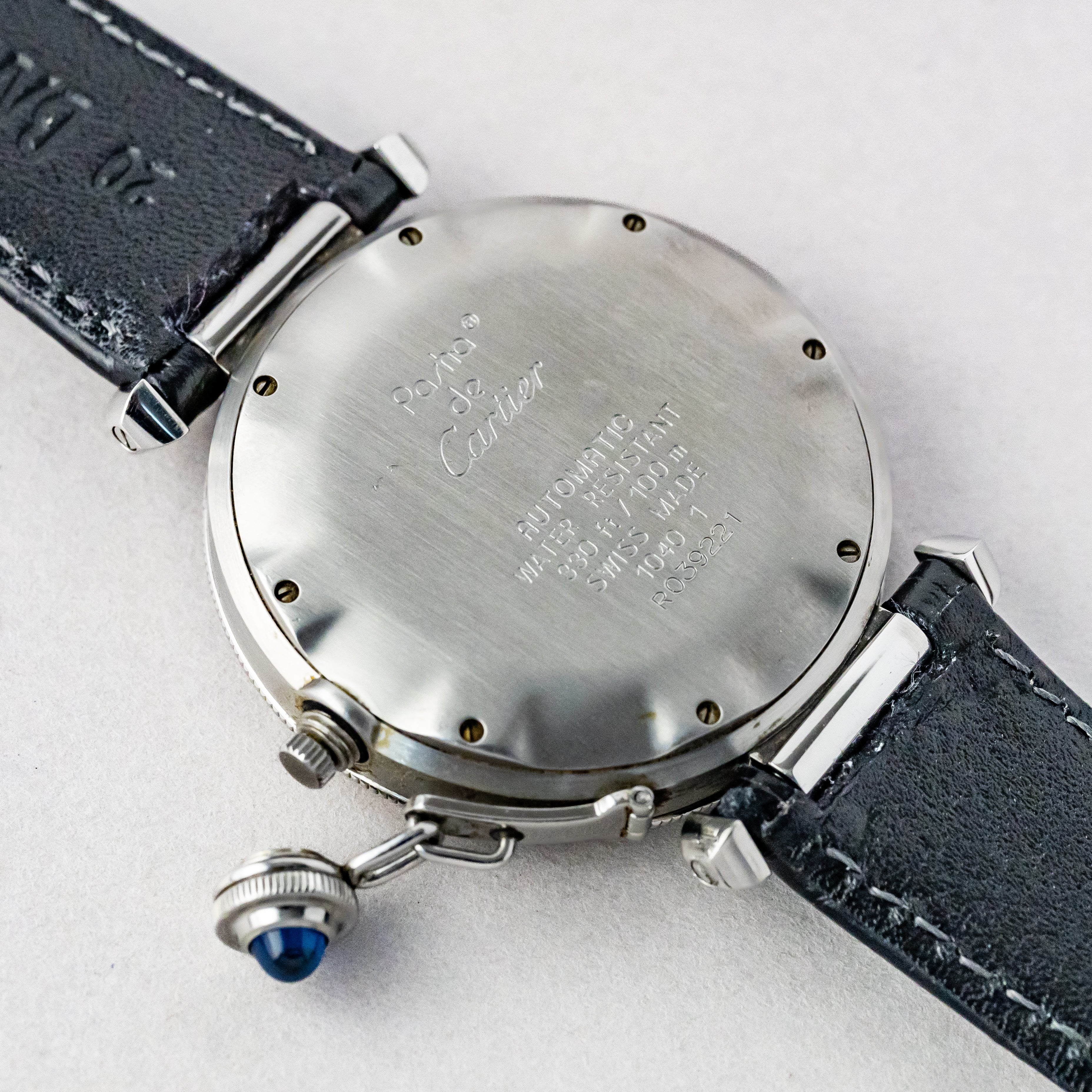 カルティエ パシャシータイマー 1990年代製 トリチウム夜光 38㎜