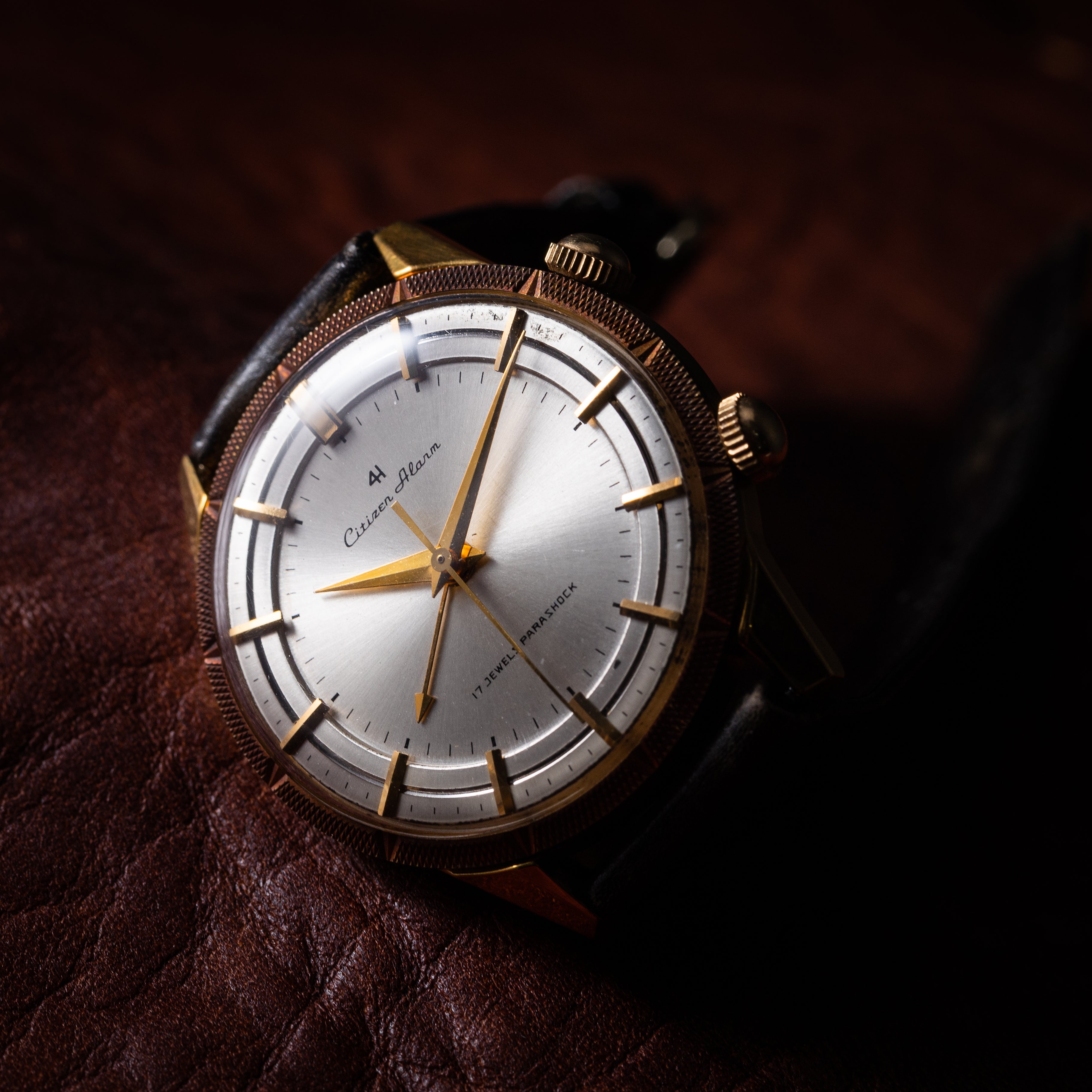 シチズン アラーム 1963年製 金張り デッドストック 手巻き