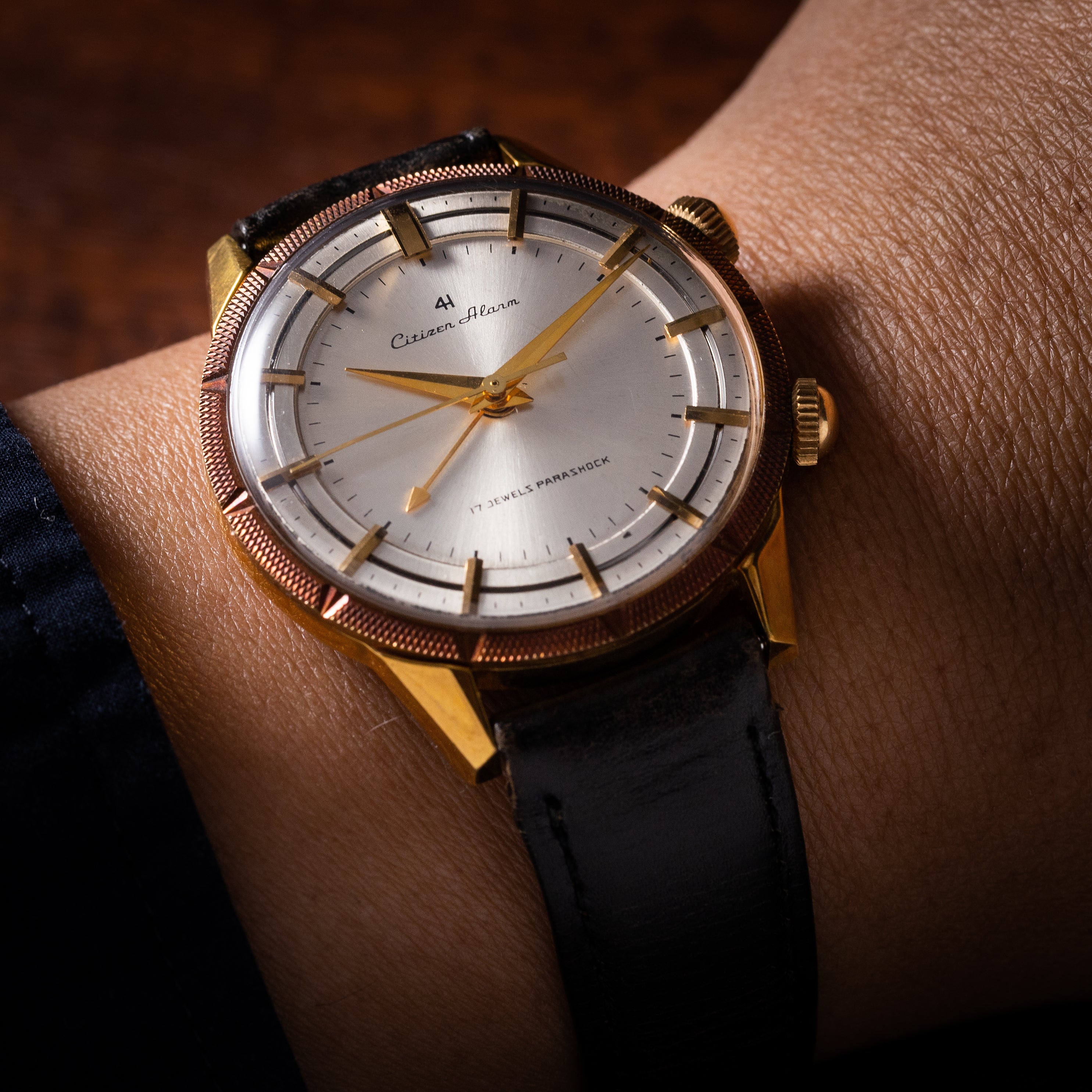 シチズン アラーム 1963年製 金張り デッドストック 手巻き