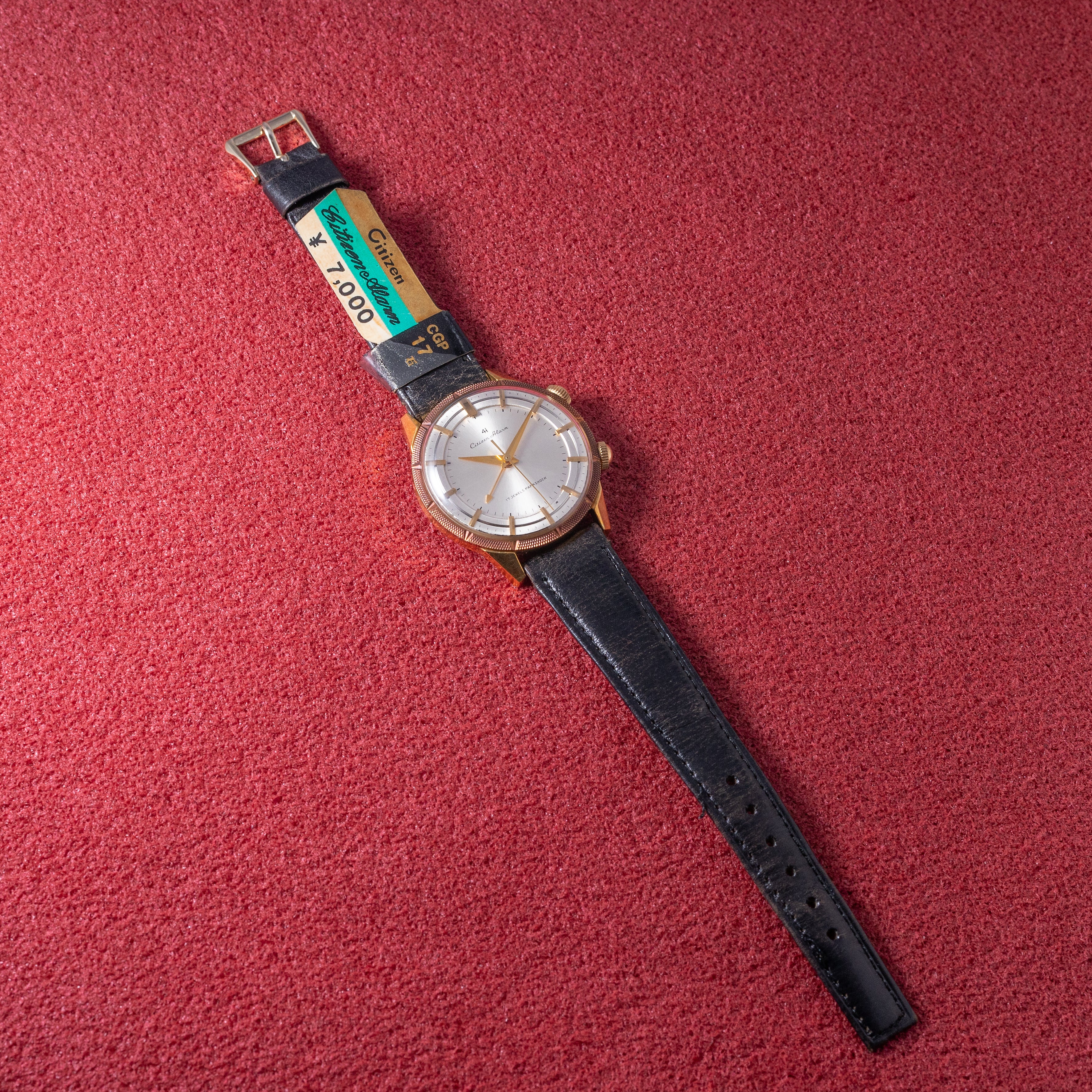 シチズン アラーム 1963年製 金張り デッドストック 手巻き