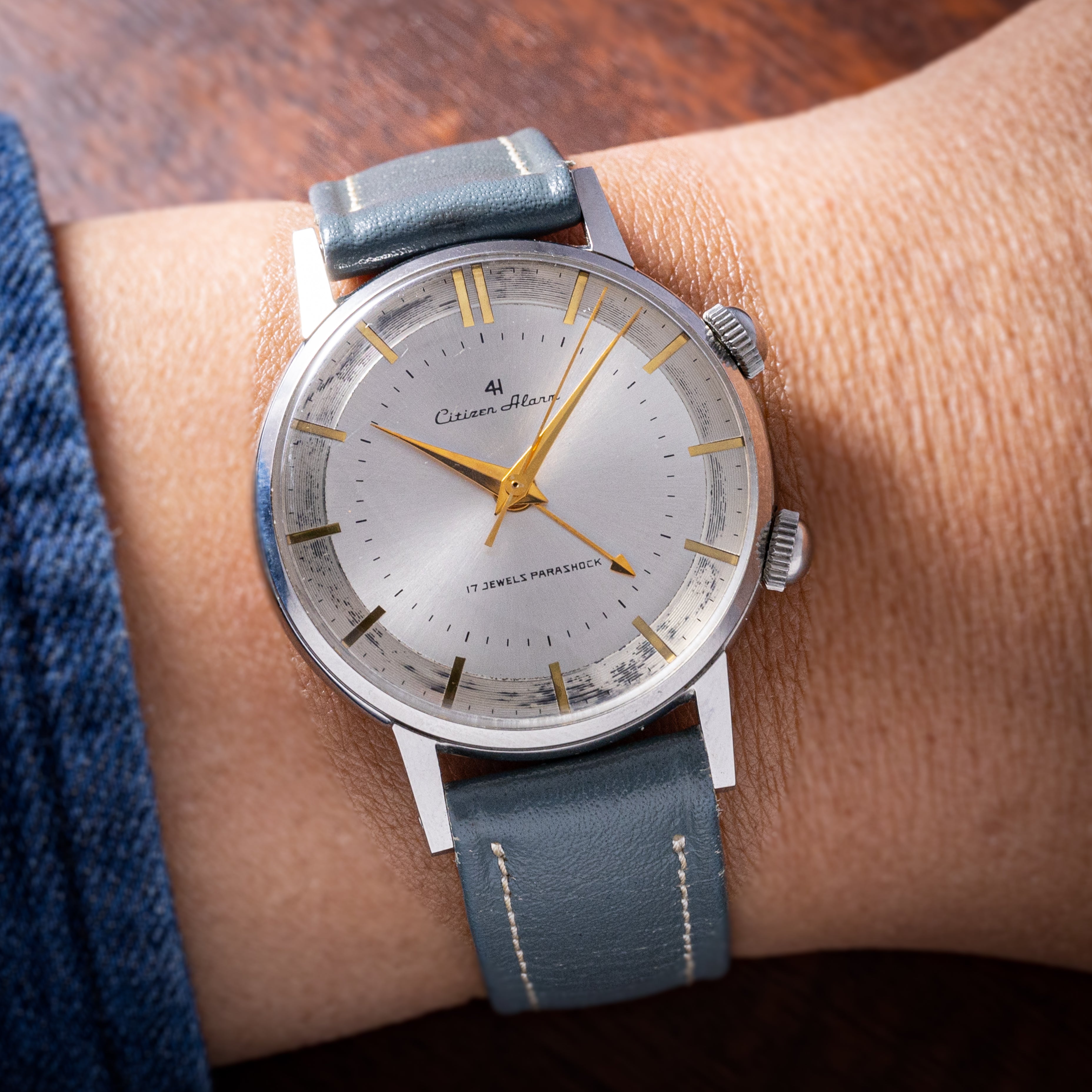 シチズン アラーム 1962年製 ステンレスケース 手巻き