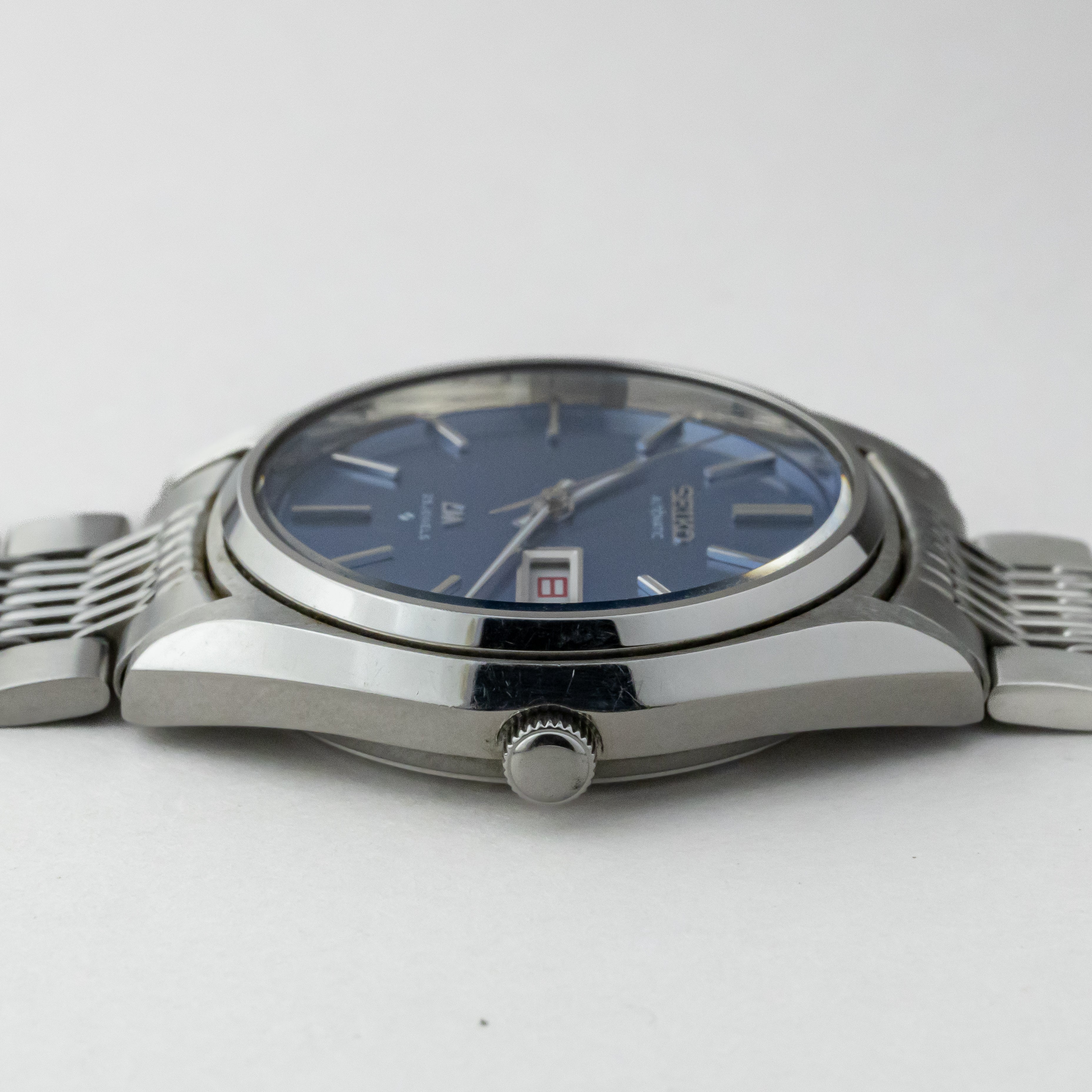 セイコー LM 1975年製 ロードマチック ブルーダイヤル デイデイト Ref.5606-8051