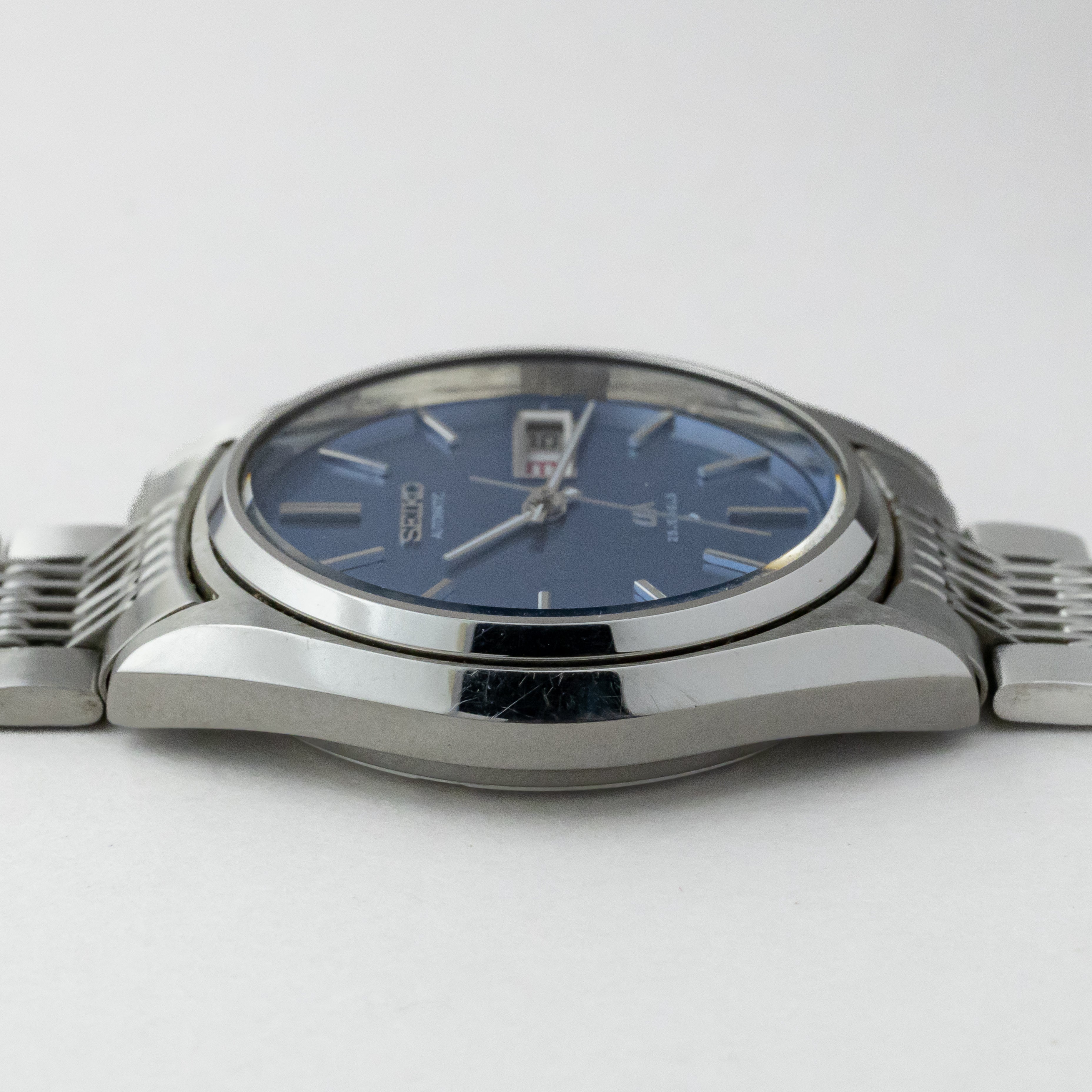 セイコー LM 1975年製 ロードマチック ブルーダイヤル デイデイト Ref.5606-8051