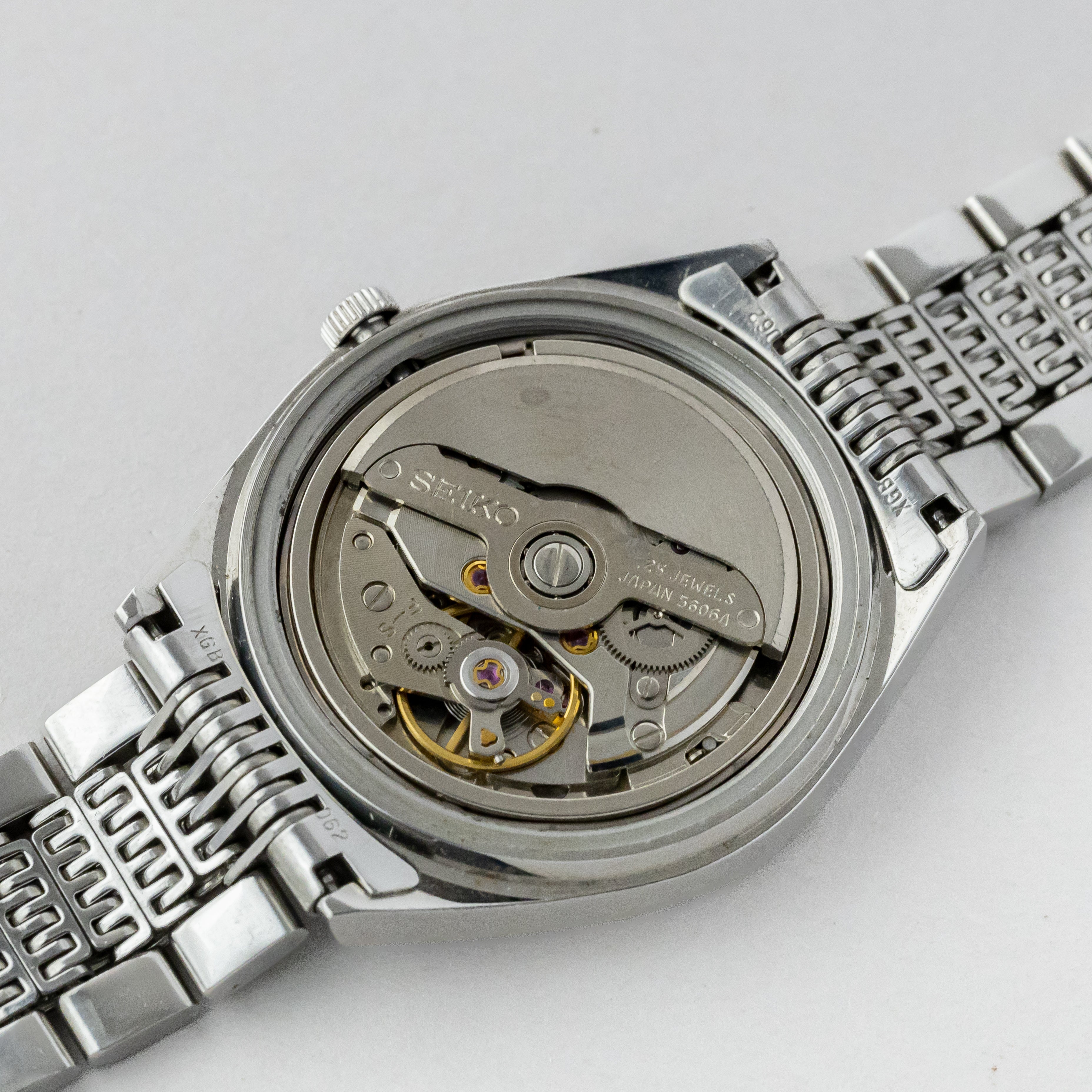 セイコー LM 1975年製 ロードマチック ブルーダイヤル デイデイト Ref.5606-8051