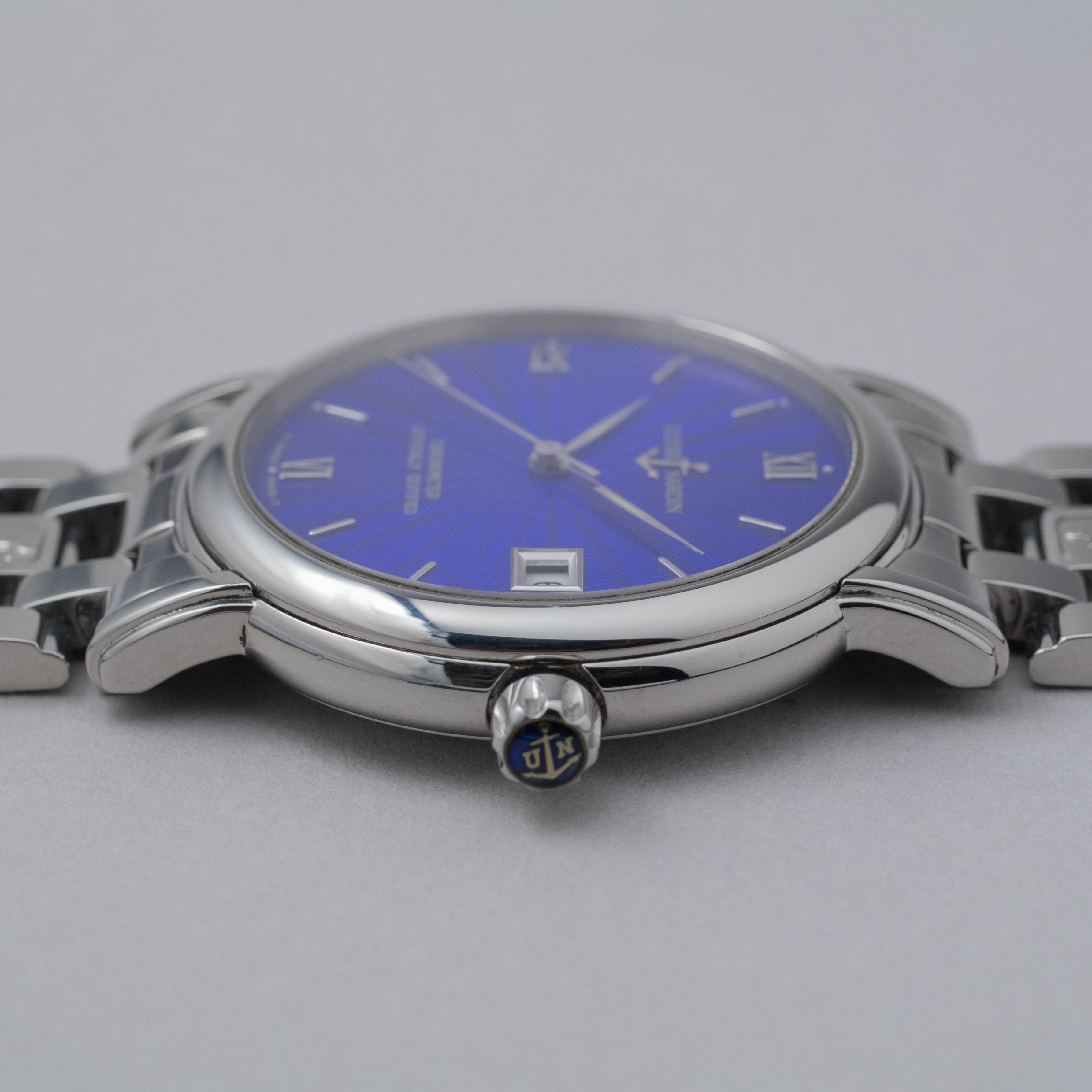 ユリスナルダン サンマルコ ブルーダイヤル 1990年代 オートマチック