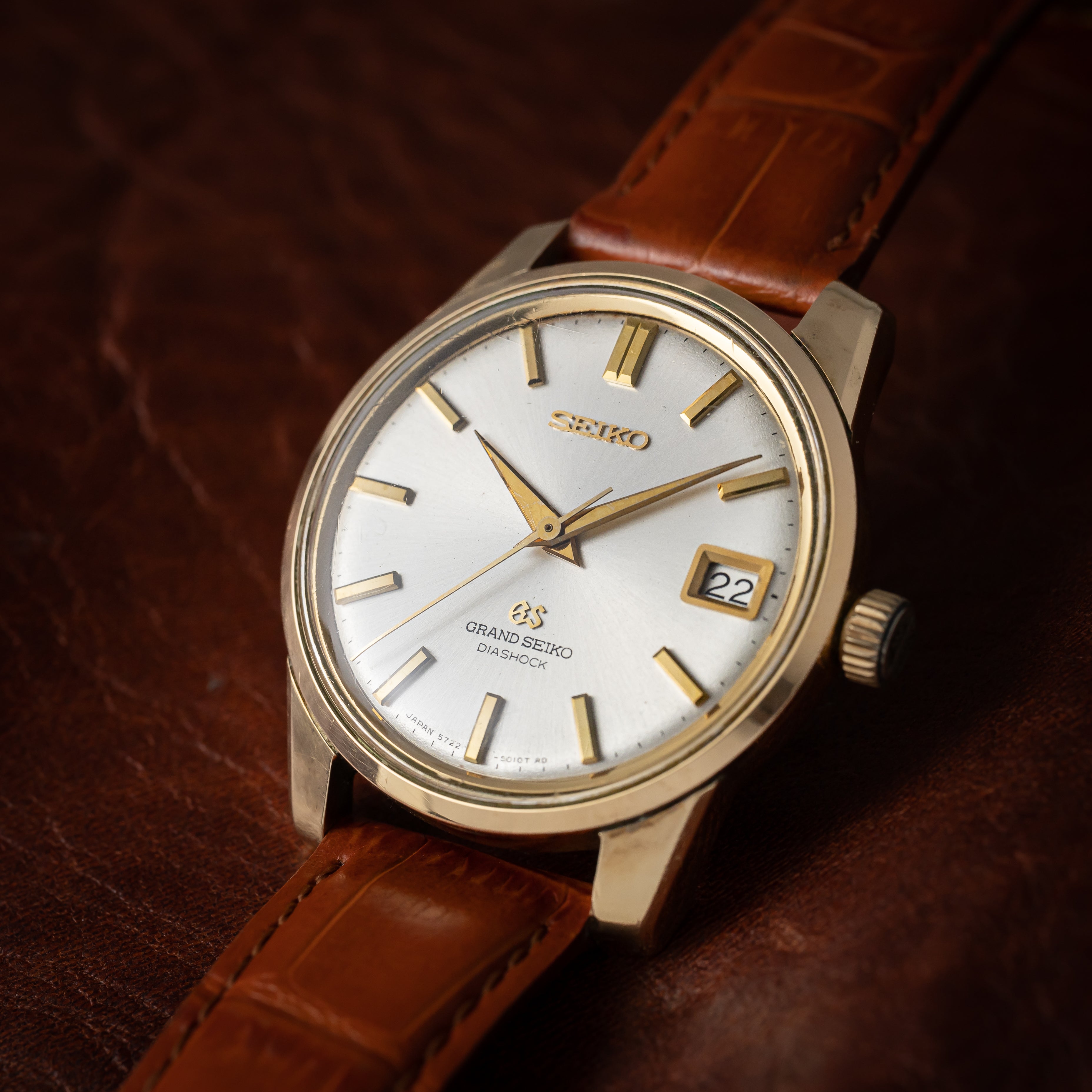 グランドセイコー 2nd 1967年製 箱GS基準合格証明書付 CAP GOLD 57GS Ref.5722-9011