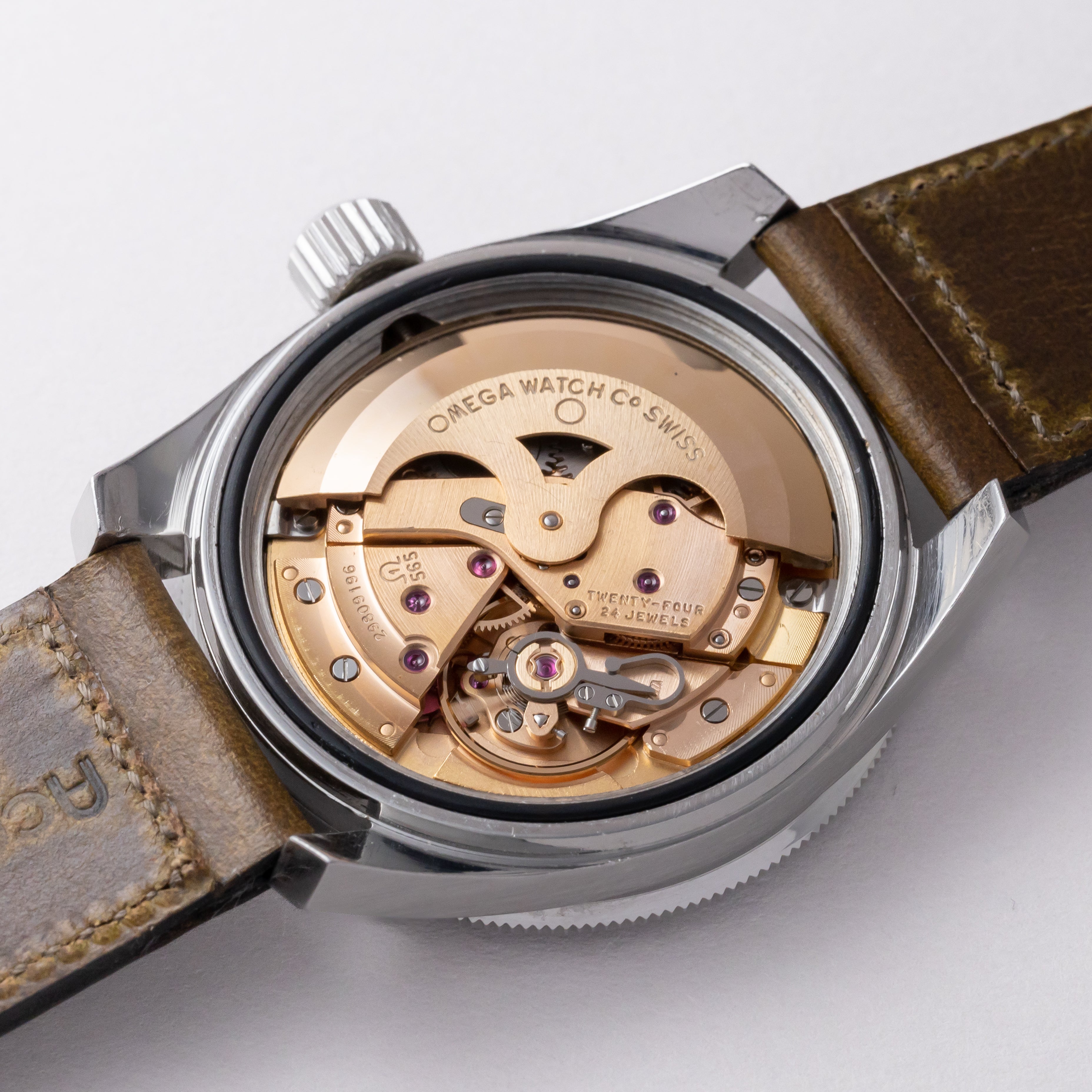 オメガ シーマスター60 1969年製 ビッグクラウン ネイビーダイヤル