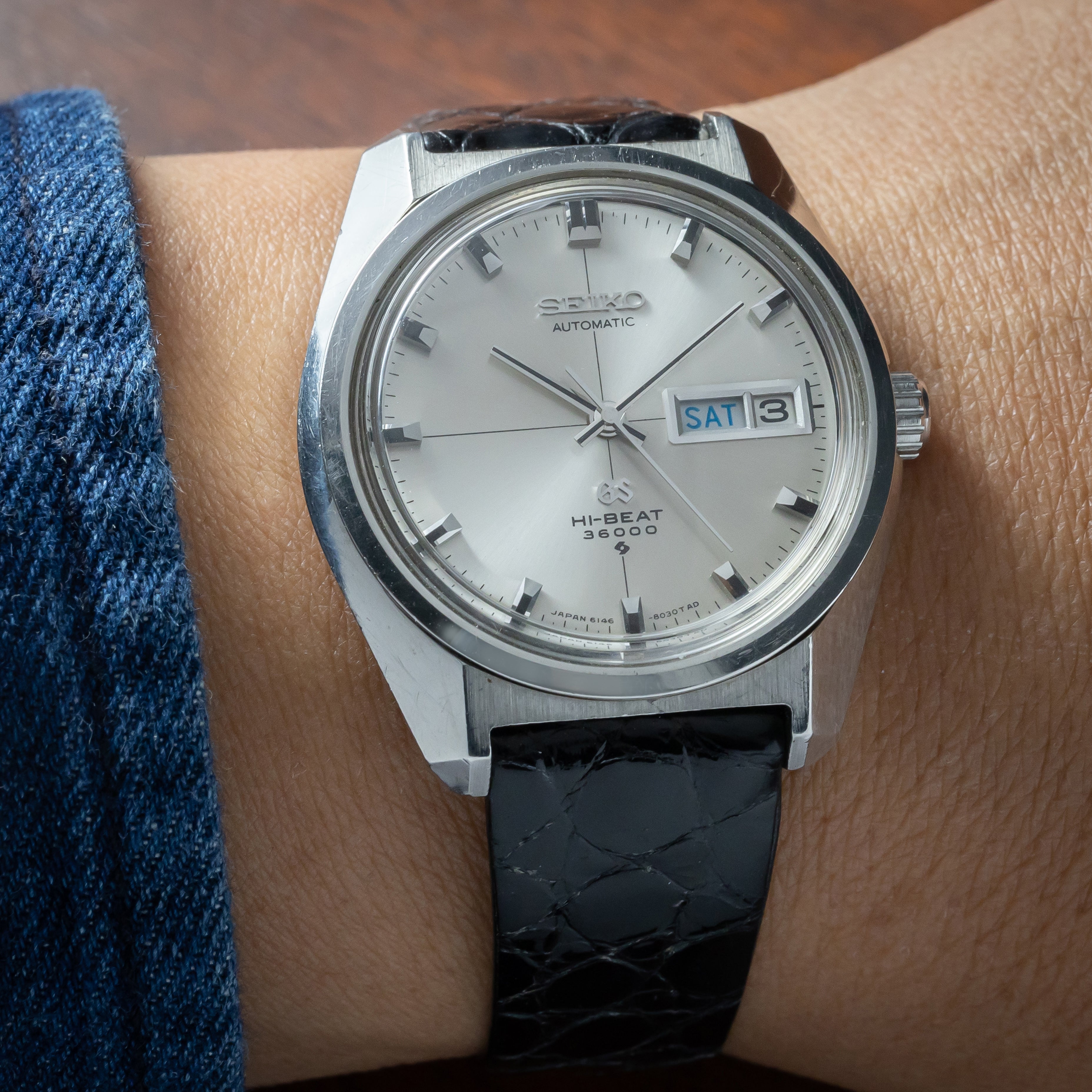 グランドセイコー 1969年製 Ref.6146-8000 36000振動 クロスライン 61GS