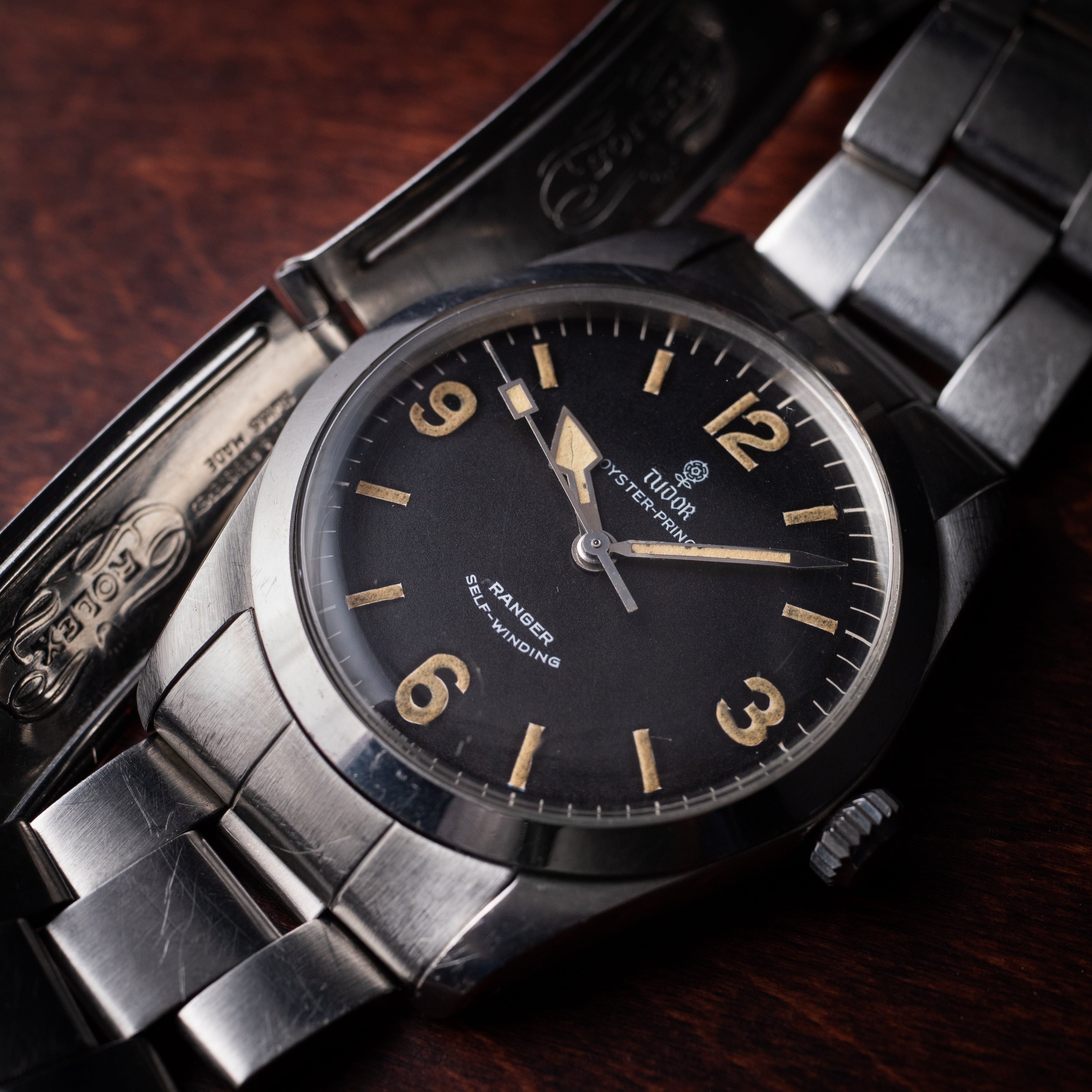 チューダー レンジャー Ref.7995/0 小薔薇 1966年製 オリジナルダイヤル ロレックス純正ブレス