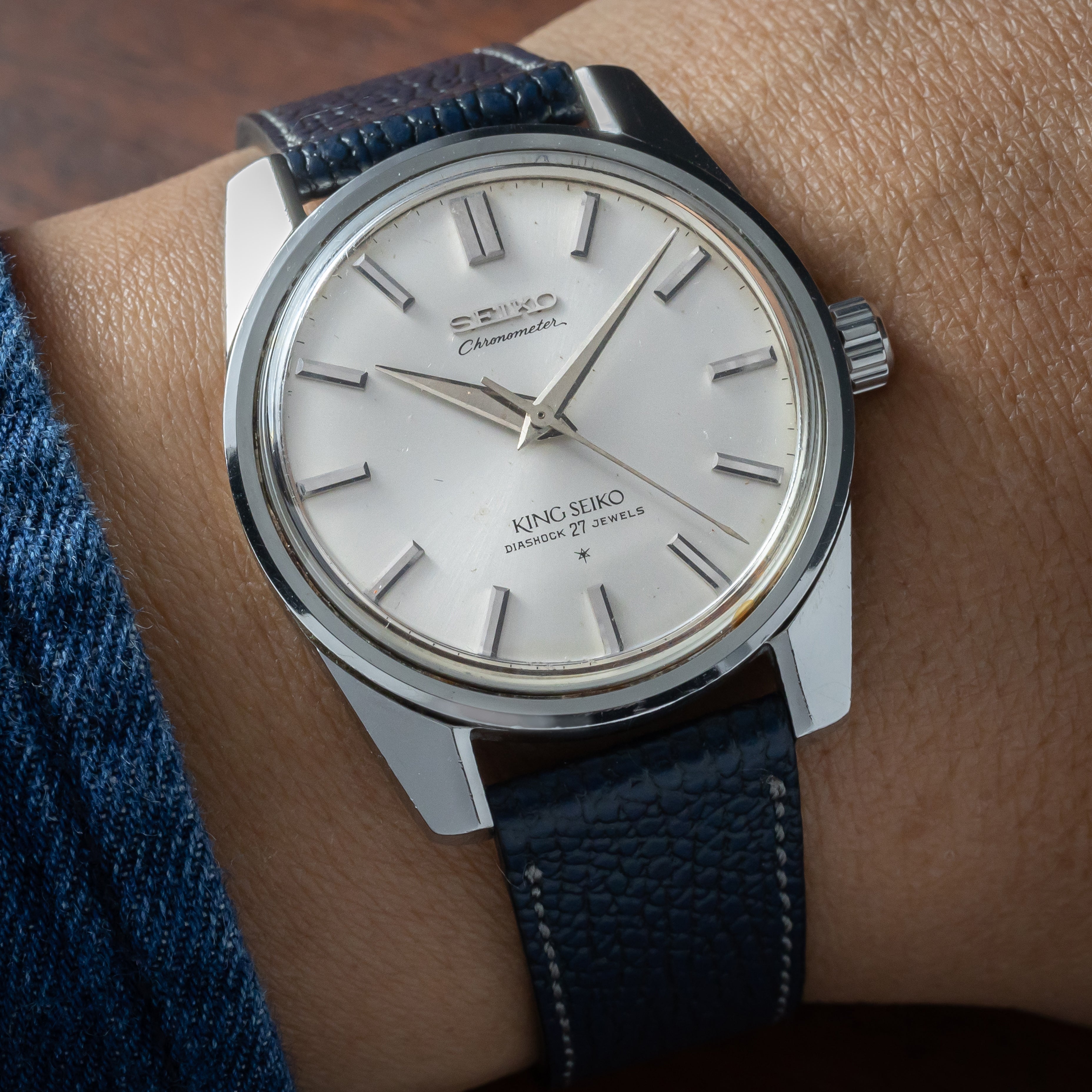 キングセイコー 筆記体クロノメーター 1964年製 前期型 Ref.49999 ライオンメダリオン 44KS