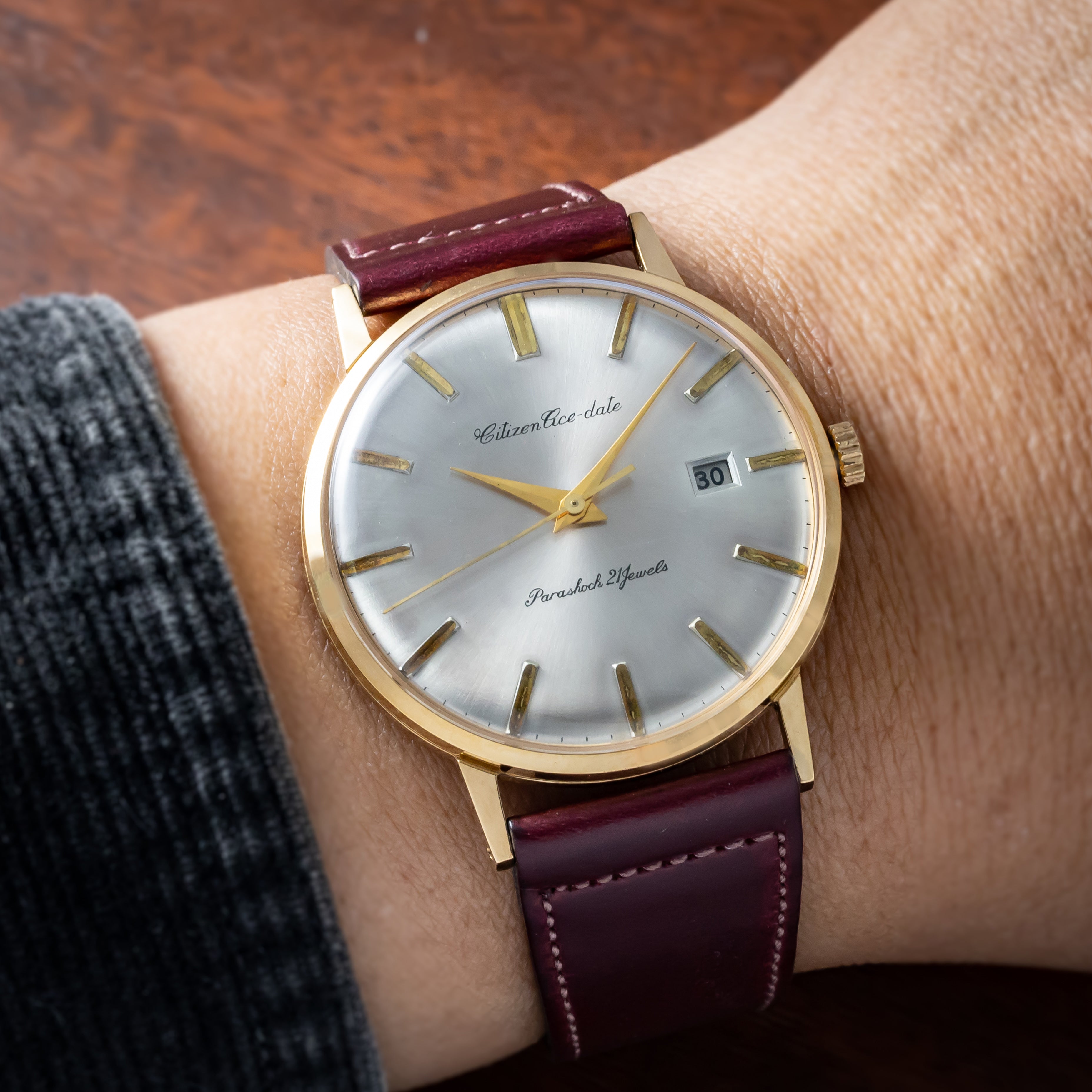 シチズン エースデイト 1965年製 手巻き GF