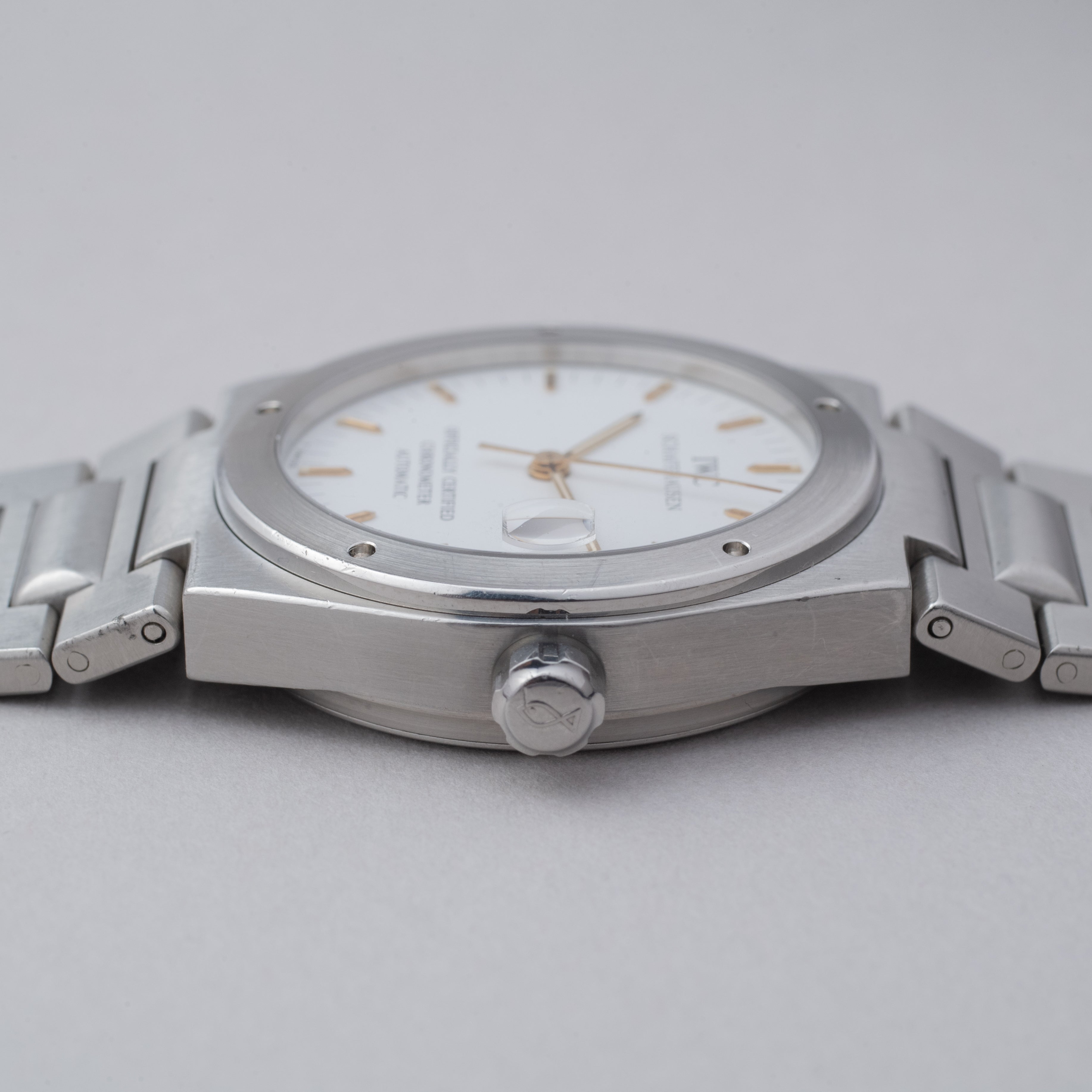 IWC インヂュニア Ref.3521 ホワイトダイヤル 1993年製 Cal.887/2 クロノメーター