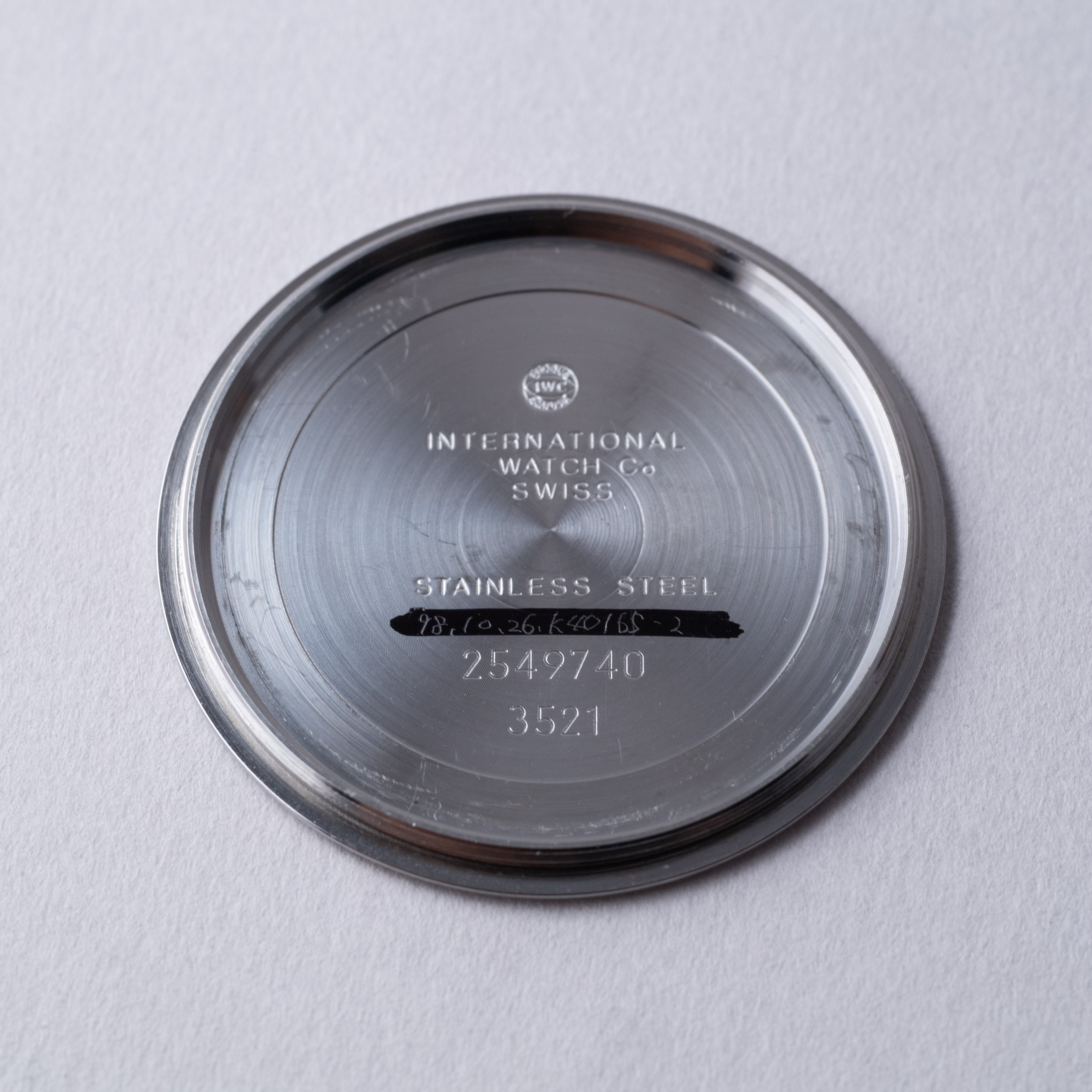 IWC インヂュニア Ref.3521 ホワイトダイヤル 1993年製 Cal.887/2 クロノメーター