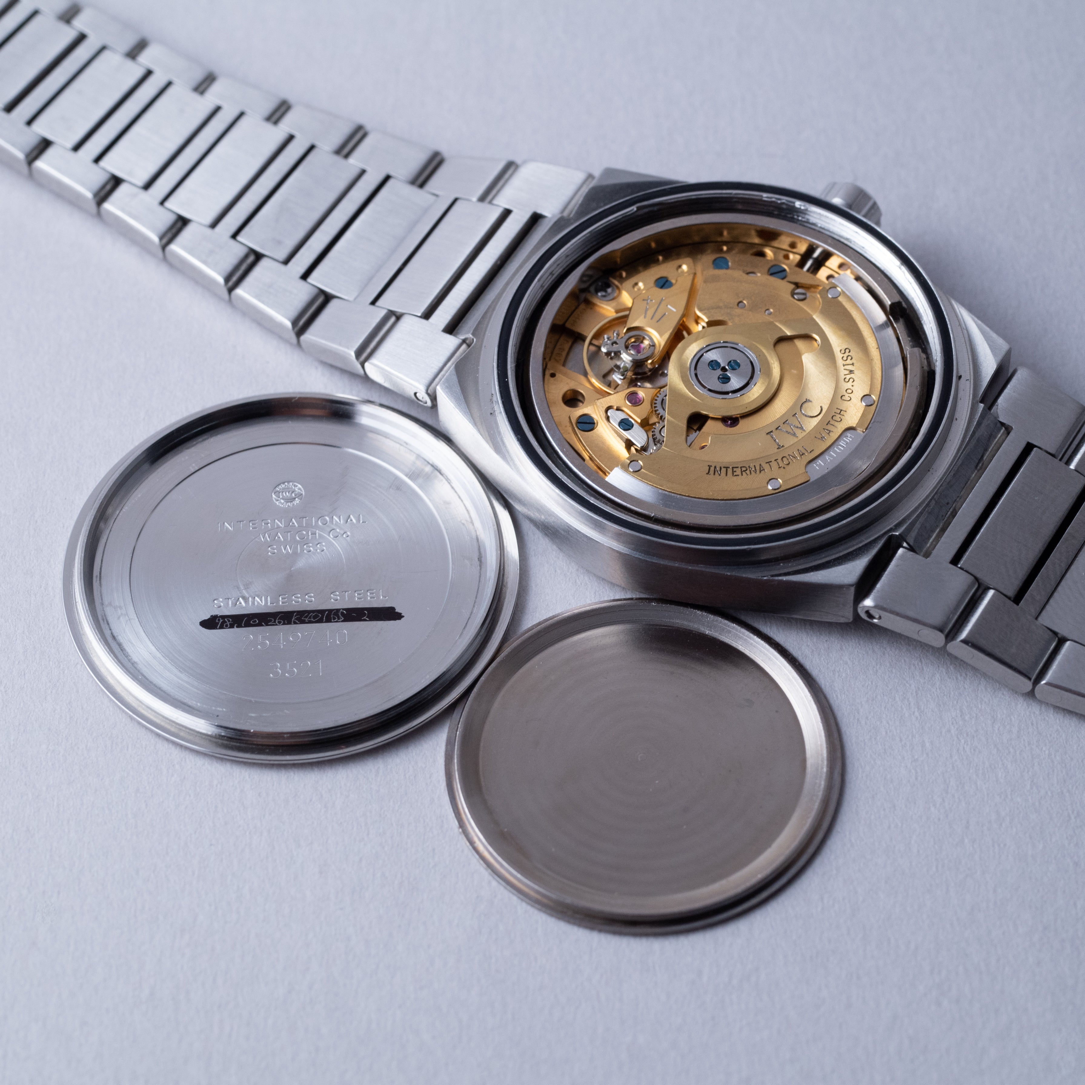 IWC インヂュニア Ref.3521 ホワイトダイヤル 1993年製 Cal.887/2 クロノメーター