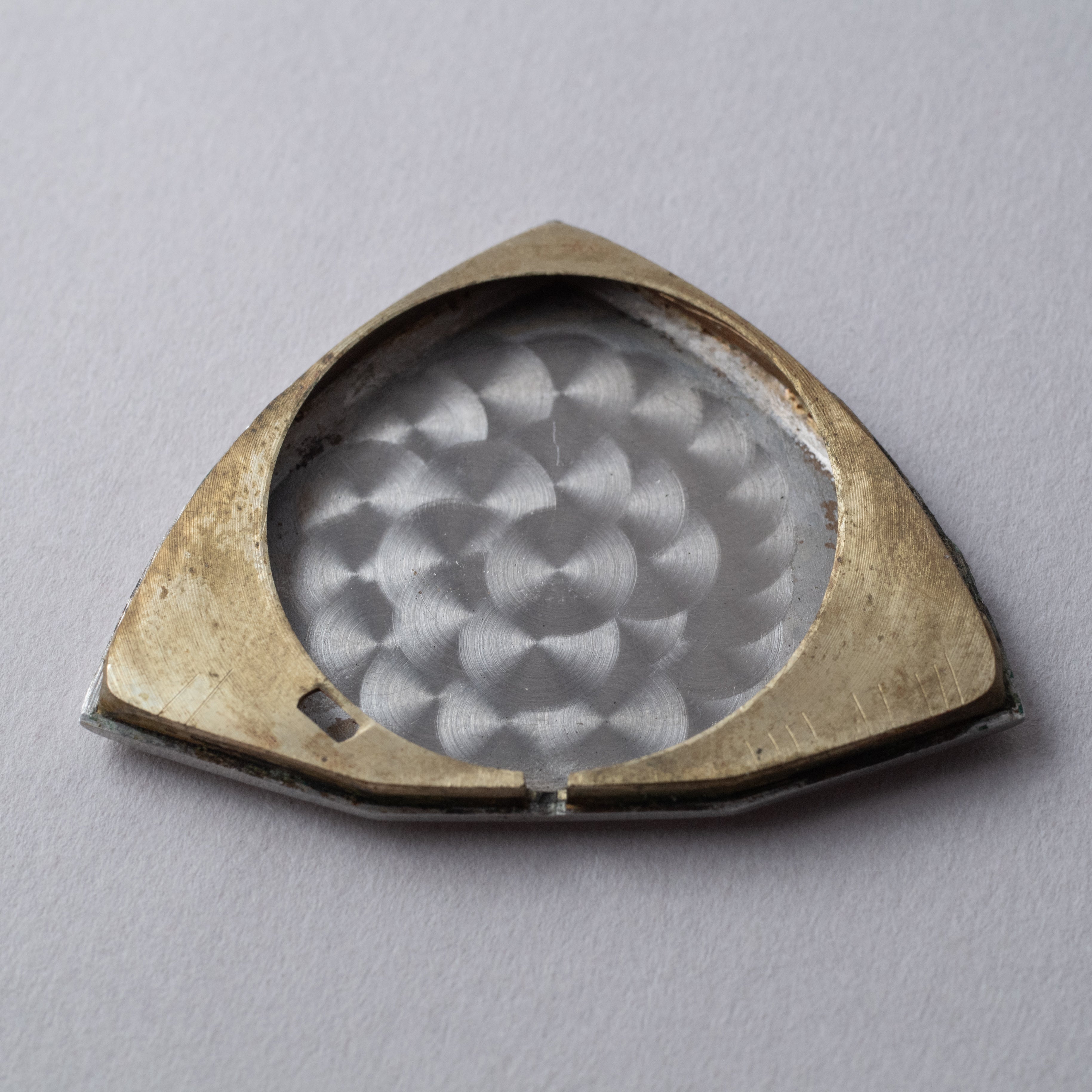 オリエント 三角時計 ベンチュラタイプ 1960年代製 オリンピアカレンダー オリエント 金張り