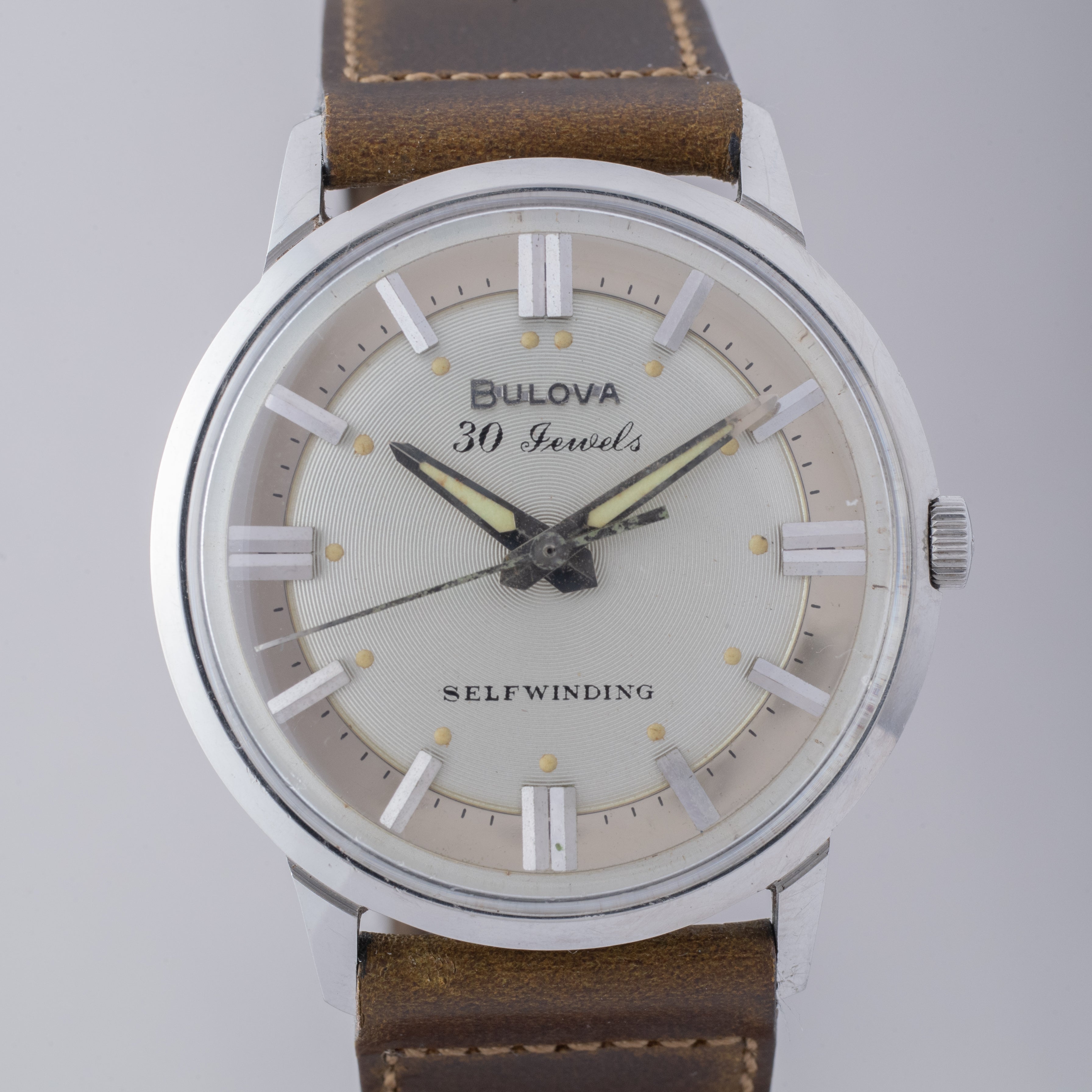 ブローバ セルフワインディング 1965年製 30石自動巻き ツートンダイヤル