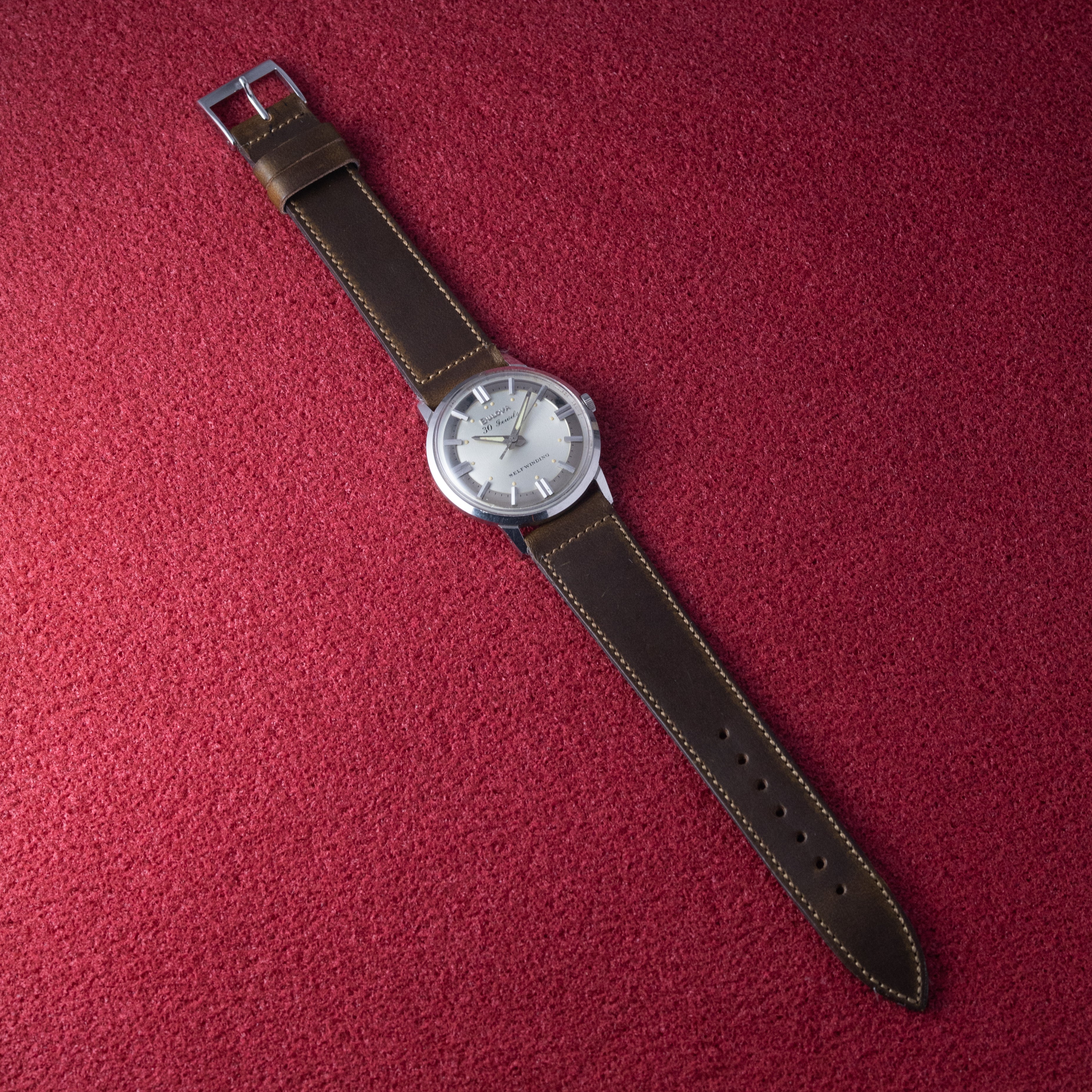 ブローバ セルフワインディング 1965年製 30石自動巻き ツートンダイヤル