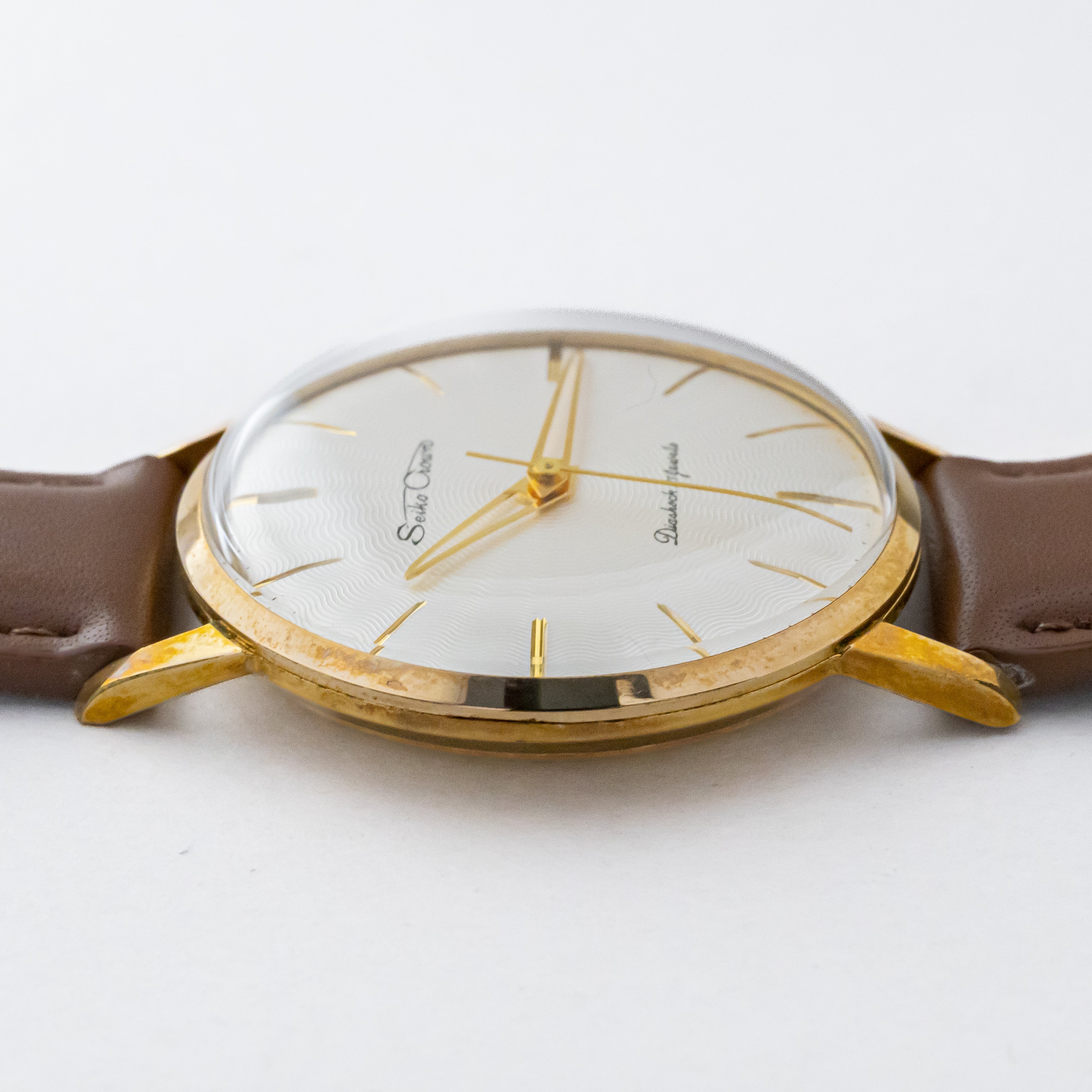 セイコー クラウン スケルトン針 サンビームダイヤル 1961年製 21石 手巻き 金張りケース