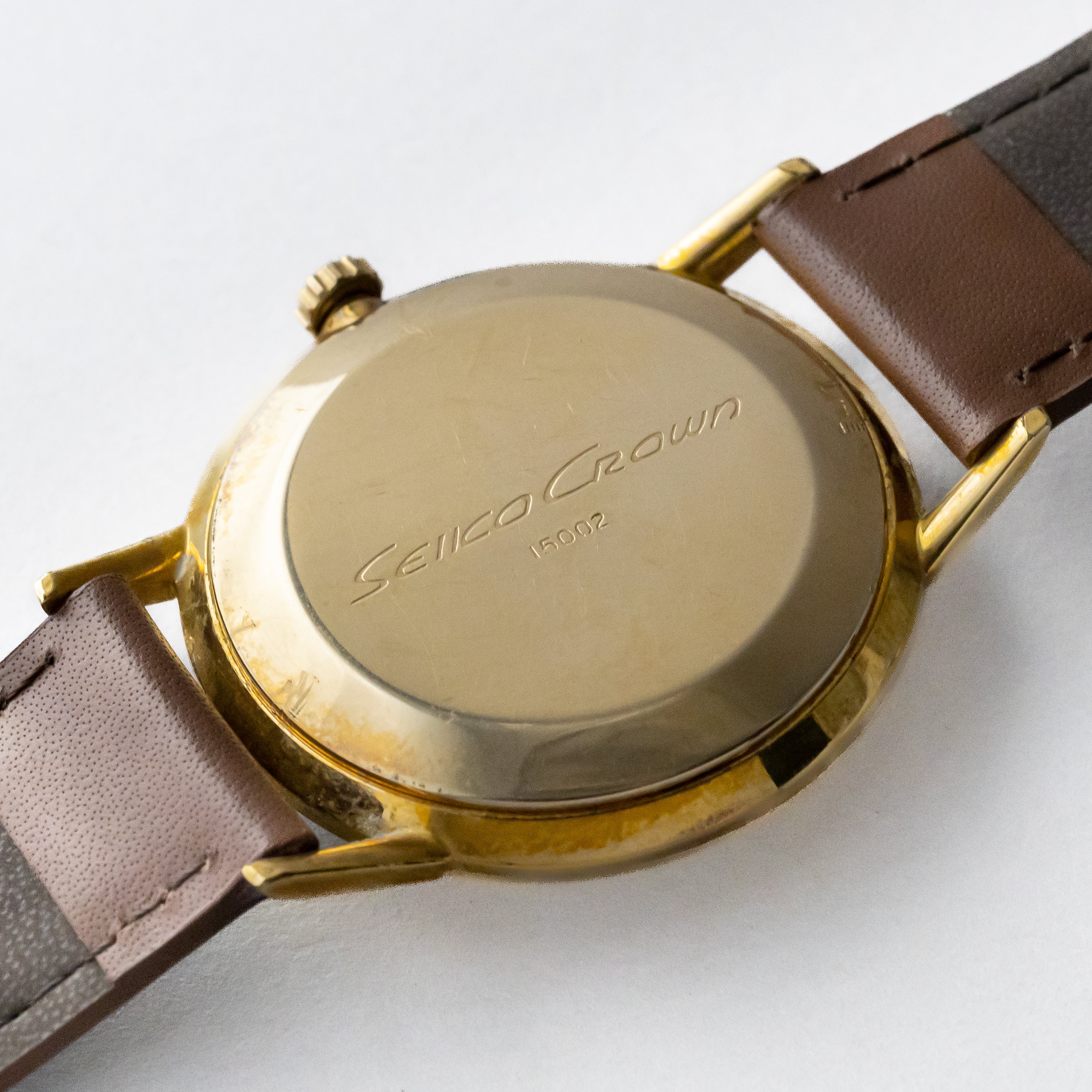 セイコー クラウン スケルトン針 サンビームダイヤル 1961年製 21石 手巻き 金張りケース